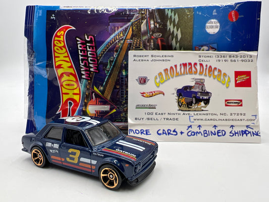 2022 Hot Wheels Mystery Models Series 1 #3 Chase 71 Datsun 510 Blue