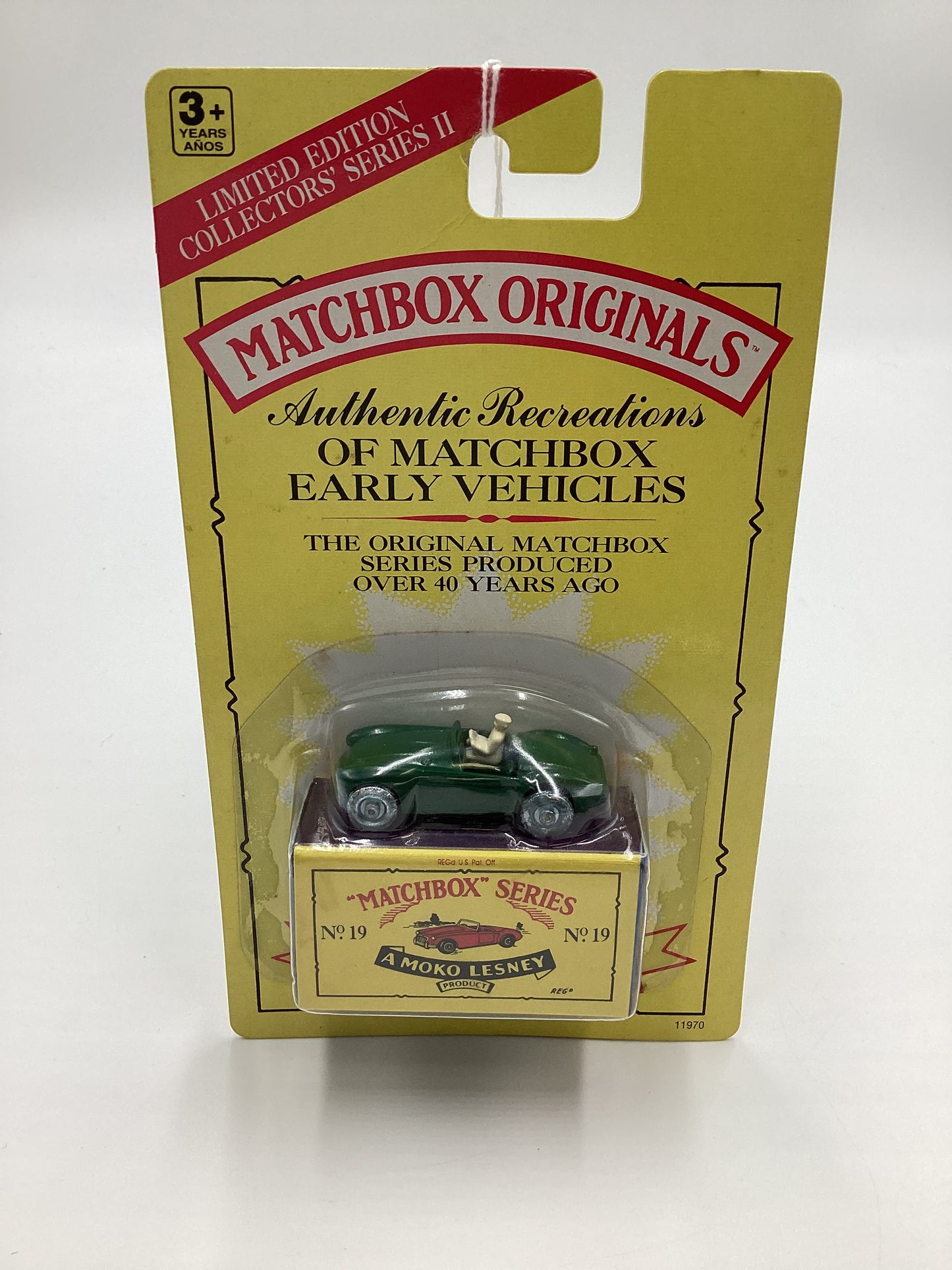 1992 Matchbox Originals No. 19 1956 MG TD Green (SR)