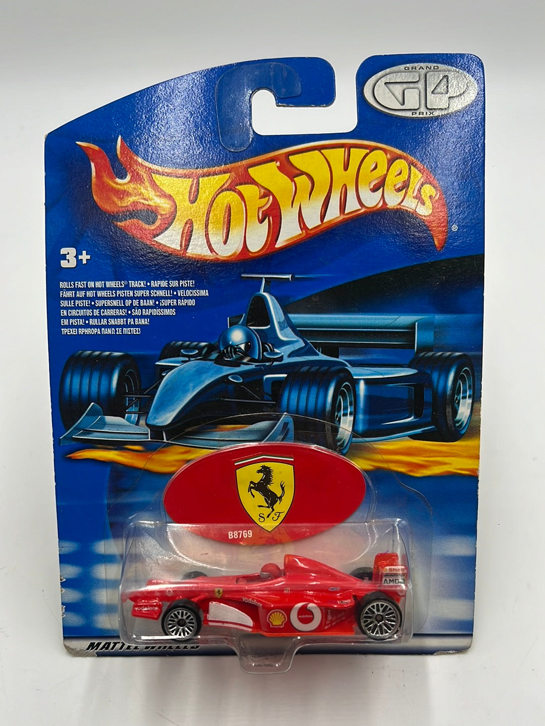 Hot Wheels Grand Prix Red Ferrari Formula One (F1) B8769