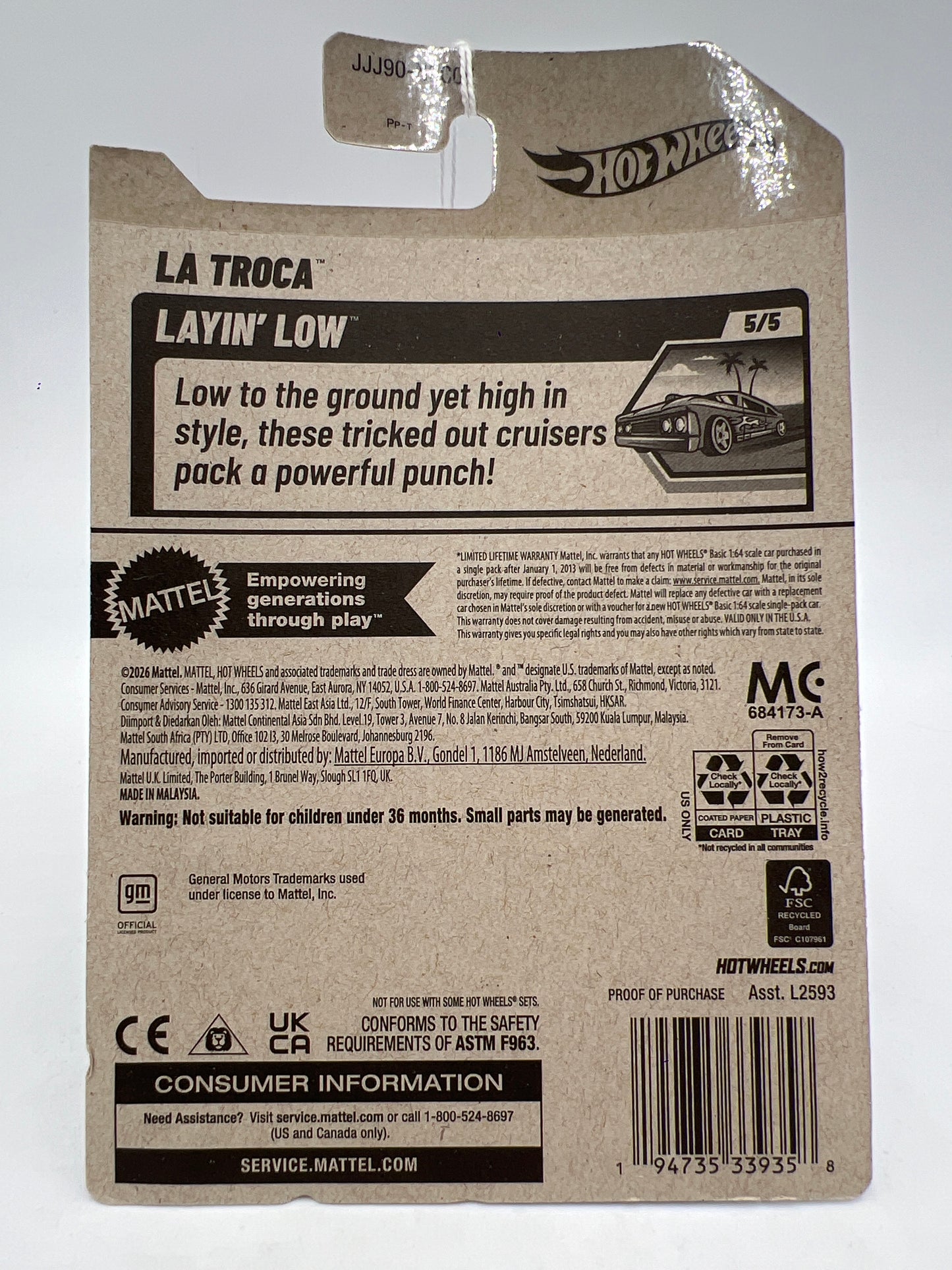 2026 Hot Wheels F Case #137 La Troca Green 18F