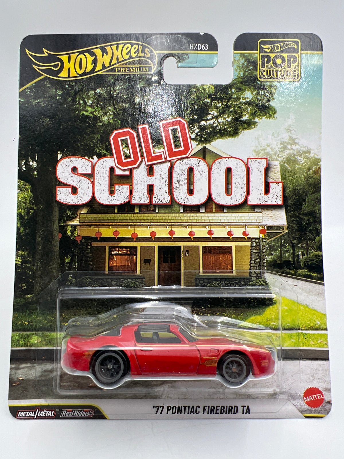2026 Hot Wheels Premium Pop Culture Old School 77 Pontiac Firebird TA Red