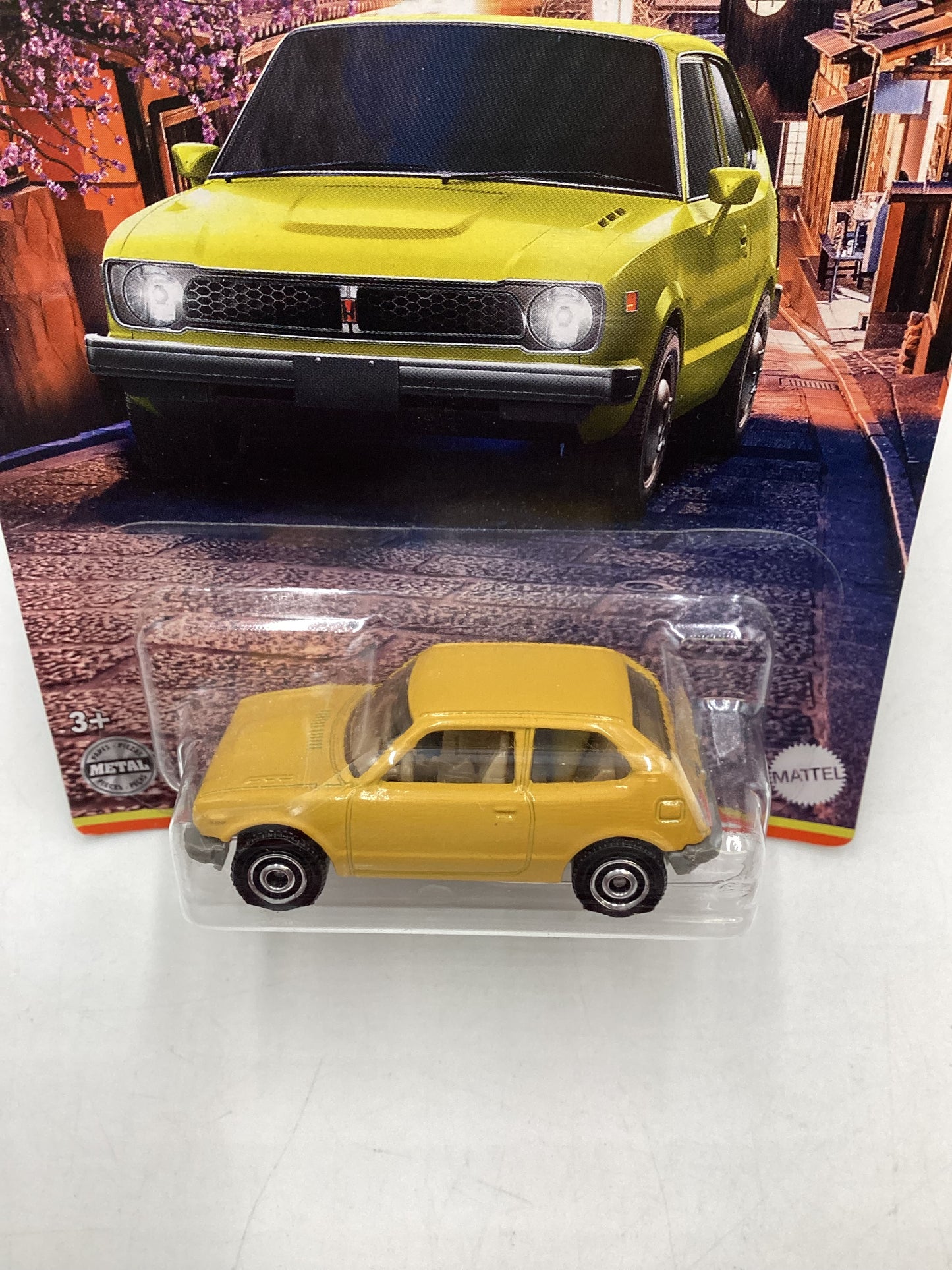 2022 Matchbox Japan Origins #2 1976 Honda Civic CVCC Yellow 164C