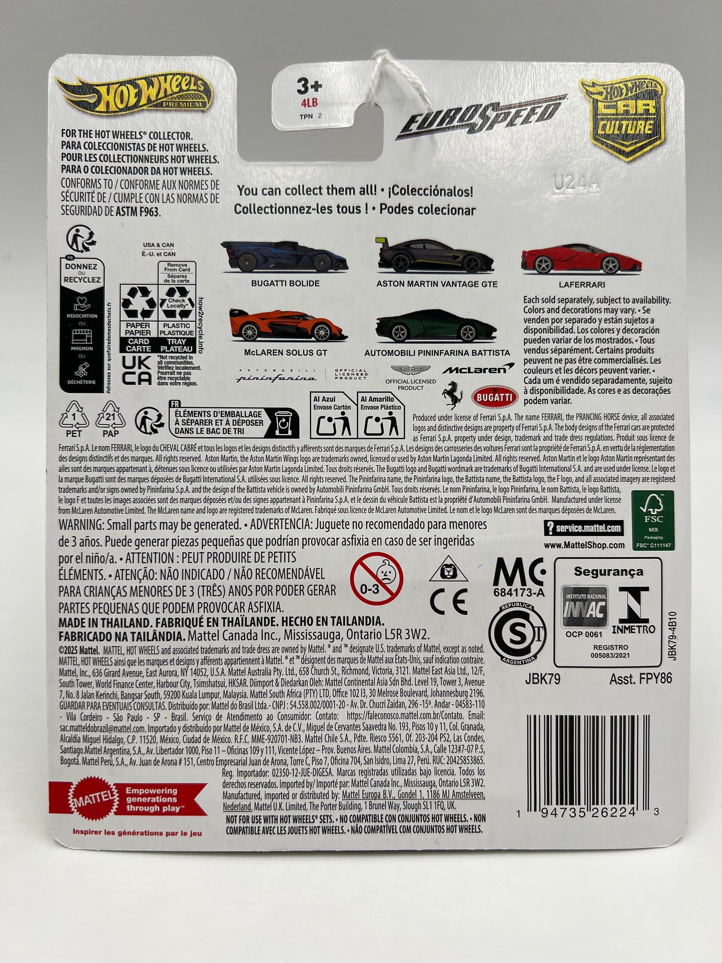 2025 Hot Wheels Car Culture Premium Euro Speed Complete Set Of 5