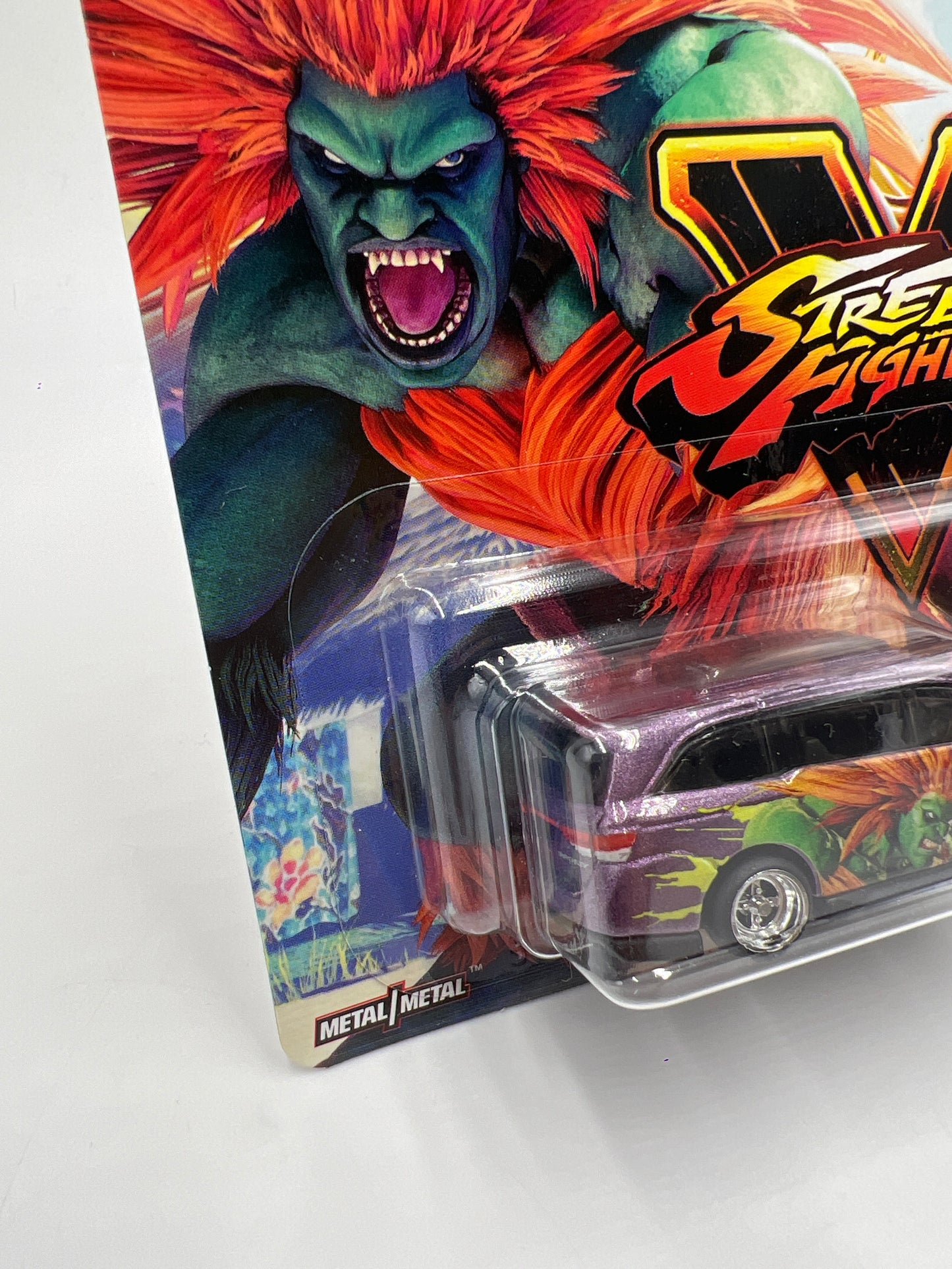 Hot Wheels Capcom Street Fighter #5 Honda Odyssey Purple W/Protector