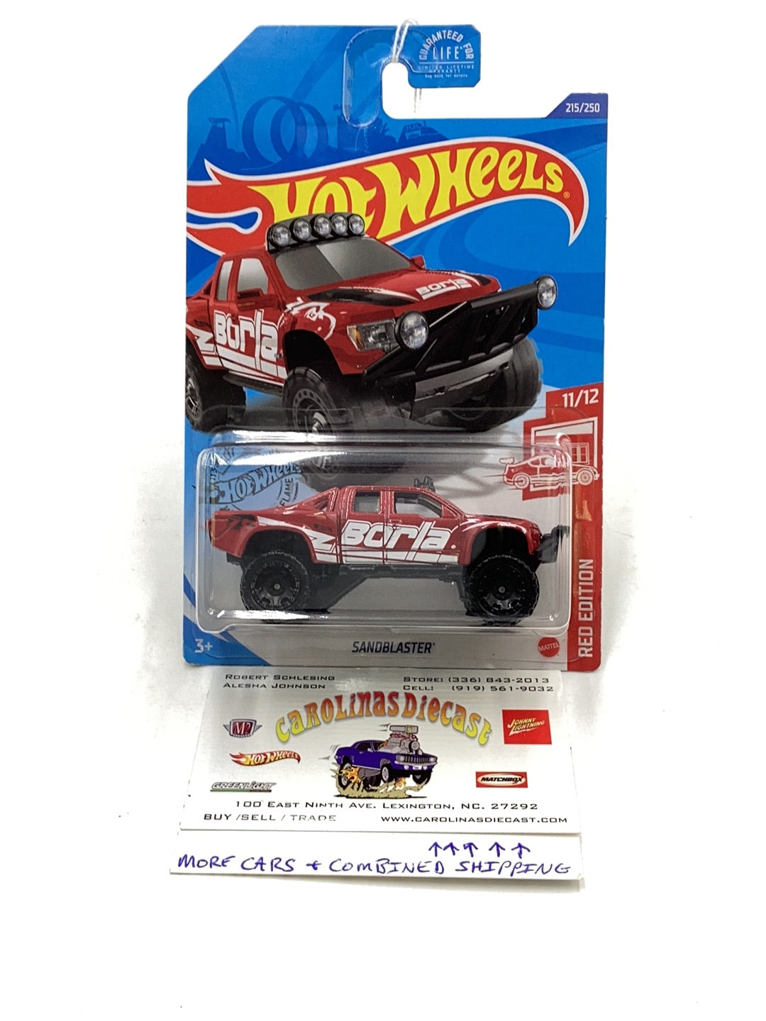 2020 Hot wheels Red edition #215 Sandblaster 151H