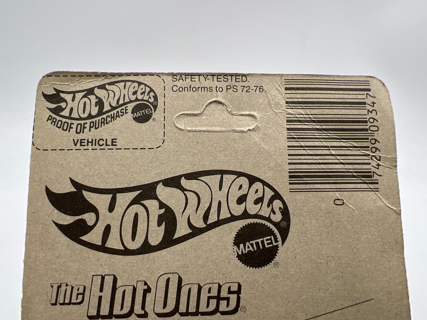 Hot Wheels Original 1982 #1126 Stutz Blackhawk Black W/Protector Bad Card #2