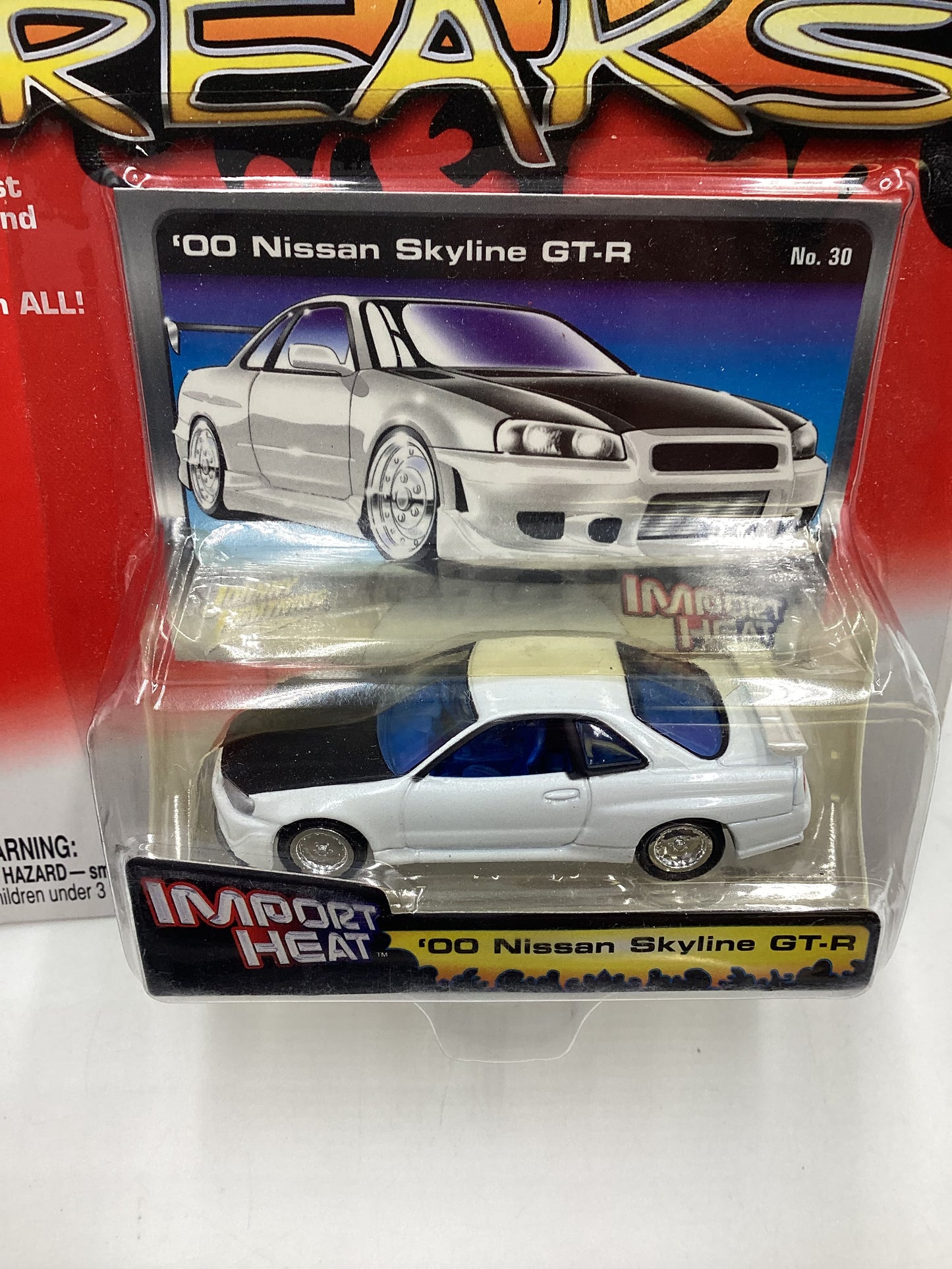 Johnny lightning Street freaks Imports Heat #30 00 Nissan Skyline GT-R