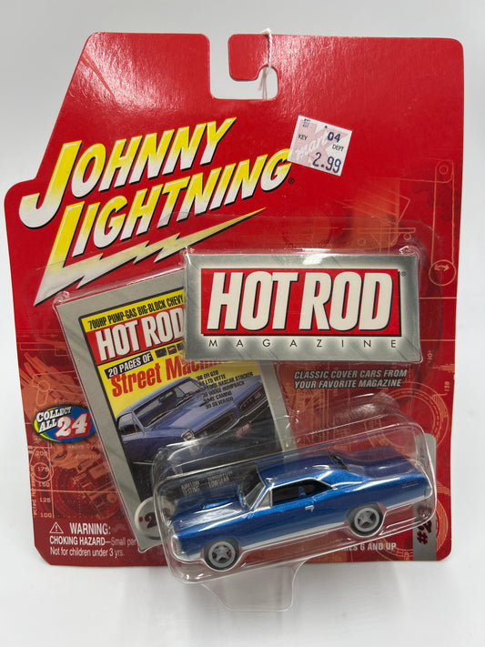 Johnny Lightning Hot Rod Magazine #23 1966 Pontiac GTO Blue