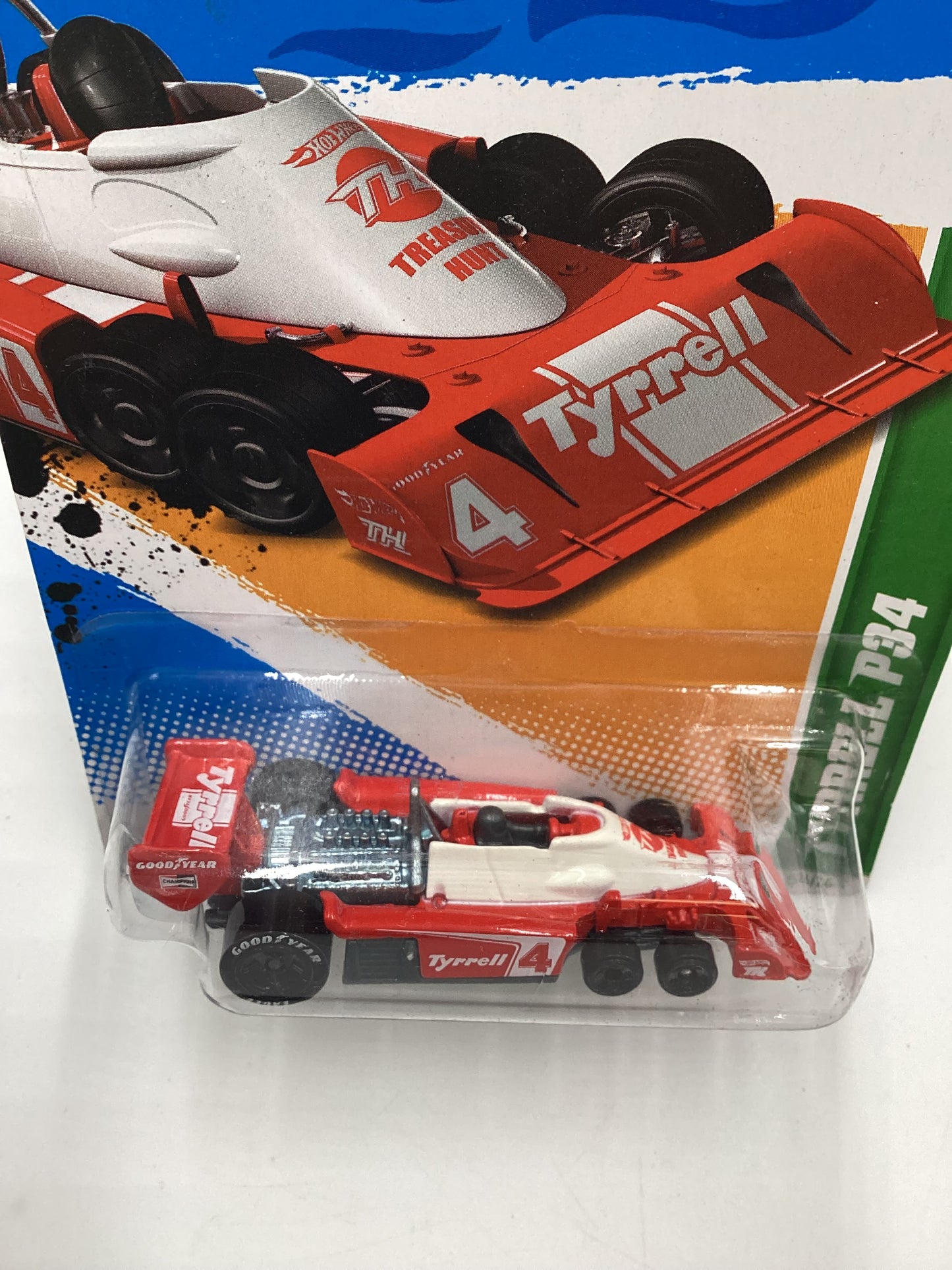 2012 Hot Wheels Treasure Hunt #56 Tyrell P34 Red