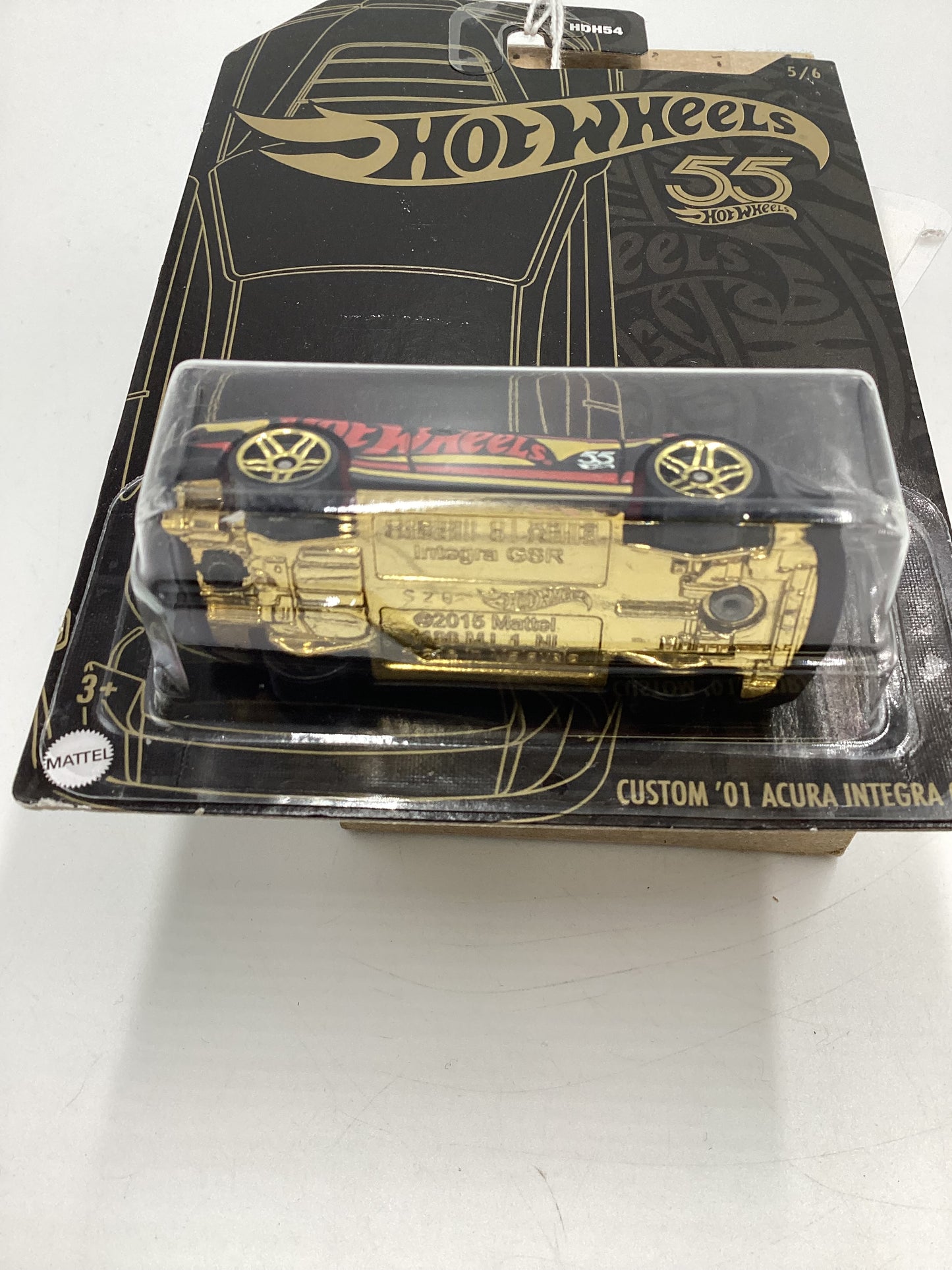 2023 Hot Wheels 55th Anniversary #5 Custom 01 Acura Integra GSR Black 154C