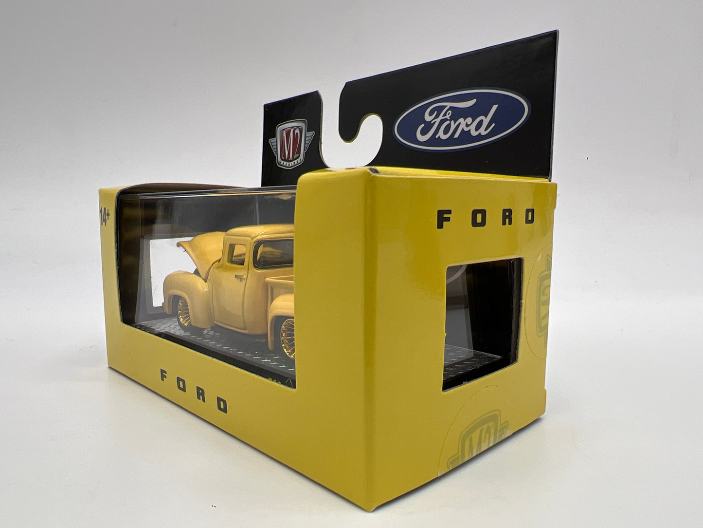 M2 Machines CHASE 1/750 1956 Ford F-100 Truck Custom Yellow R86