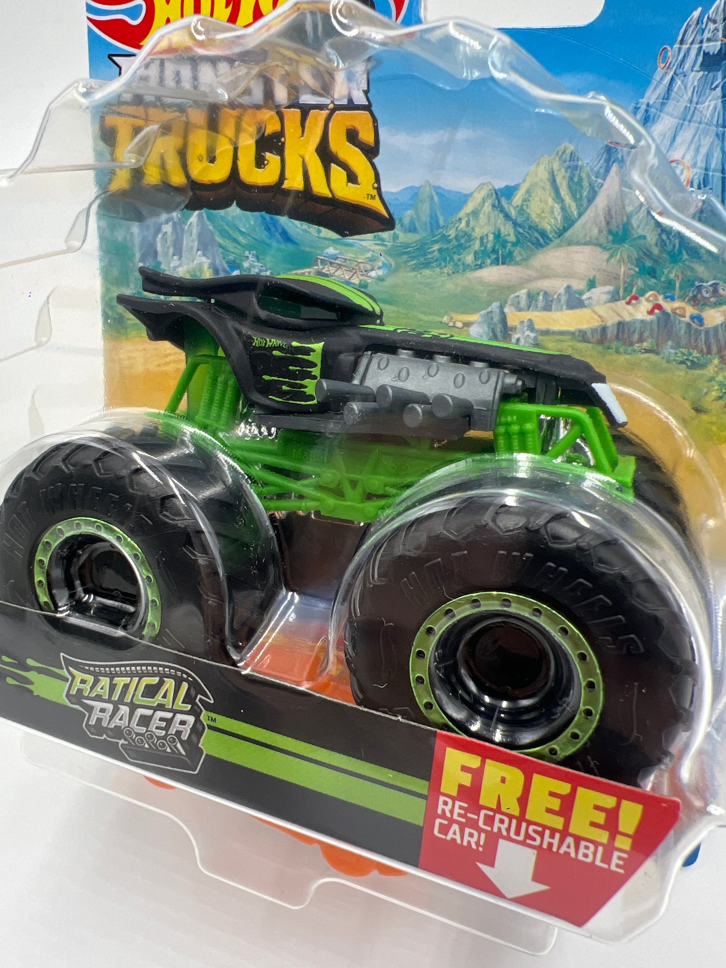 Hot Wheels Monster Trucks Wild Ride #30 Ratical Racer 128E