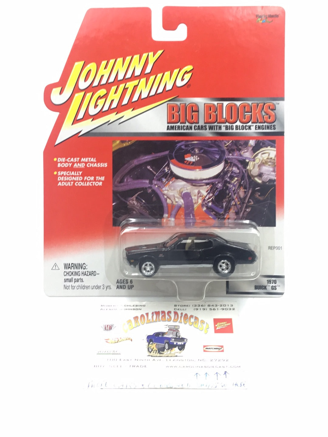 Johnny lightning Big Blocks 1970 Buick GS MM4