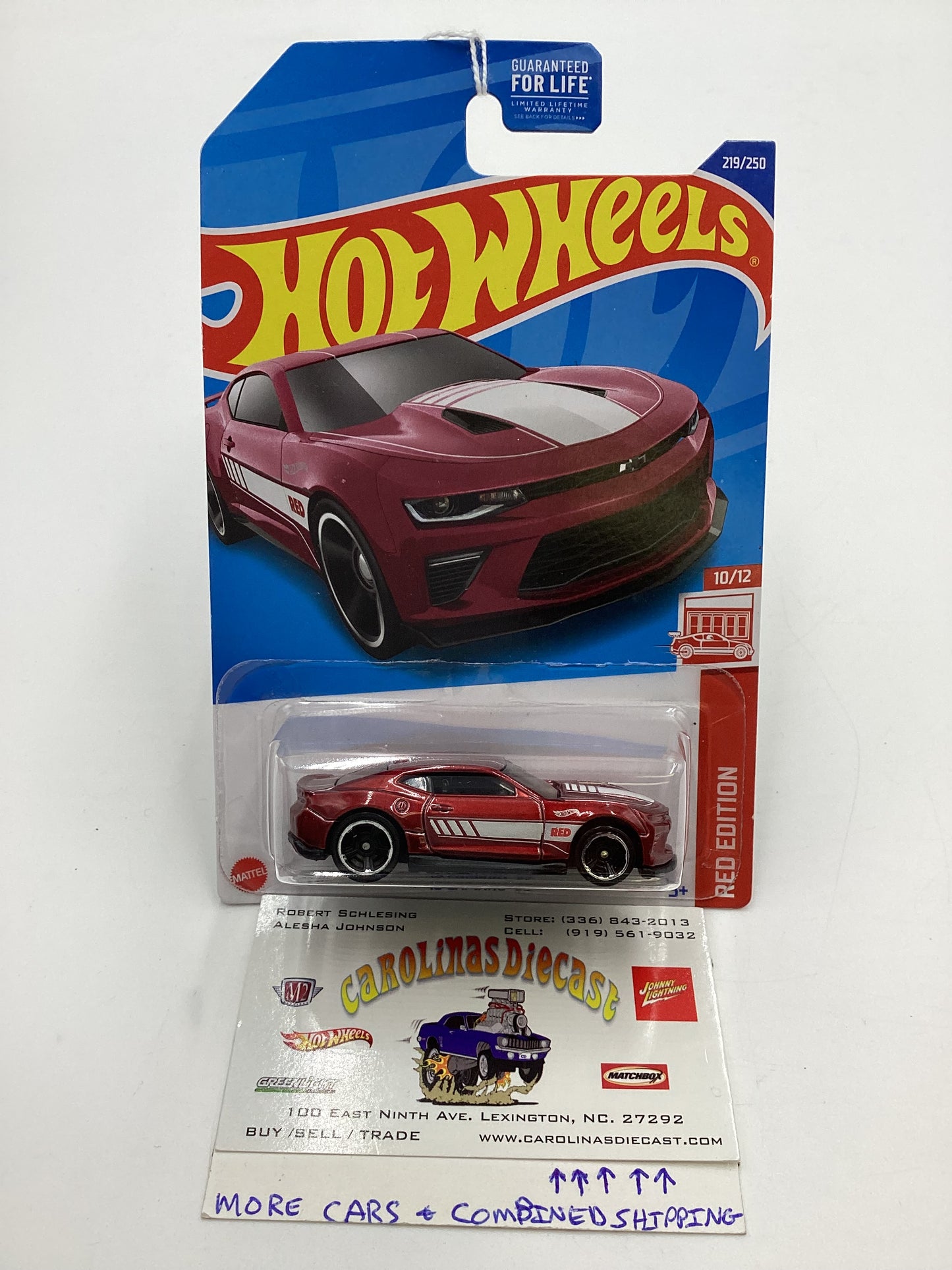 2022 Hot Wheels Target Red Edition #219 18 Camaro SS Red 147D