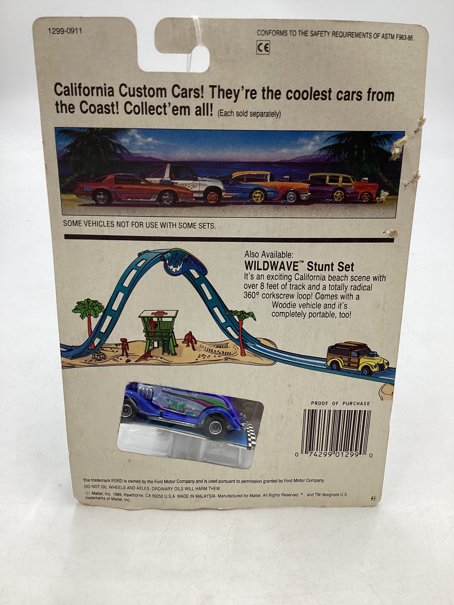 Hot Wheels California Custom 1299 34 Ford Blue (SR)