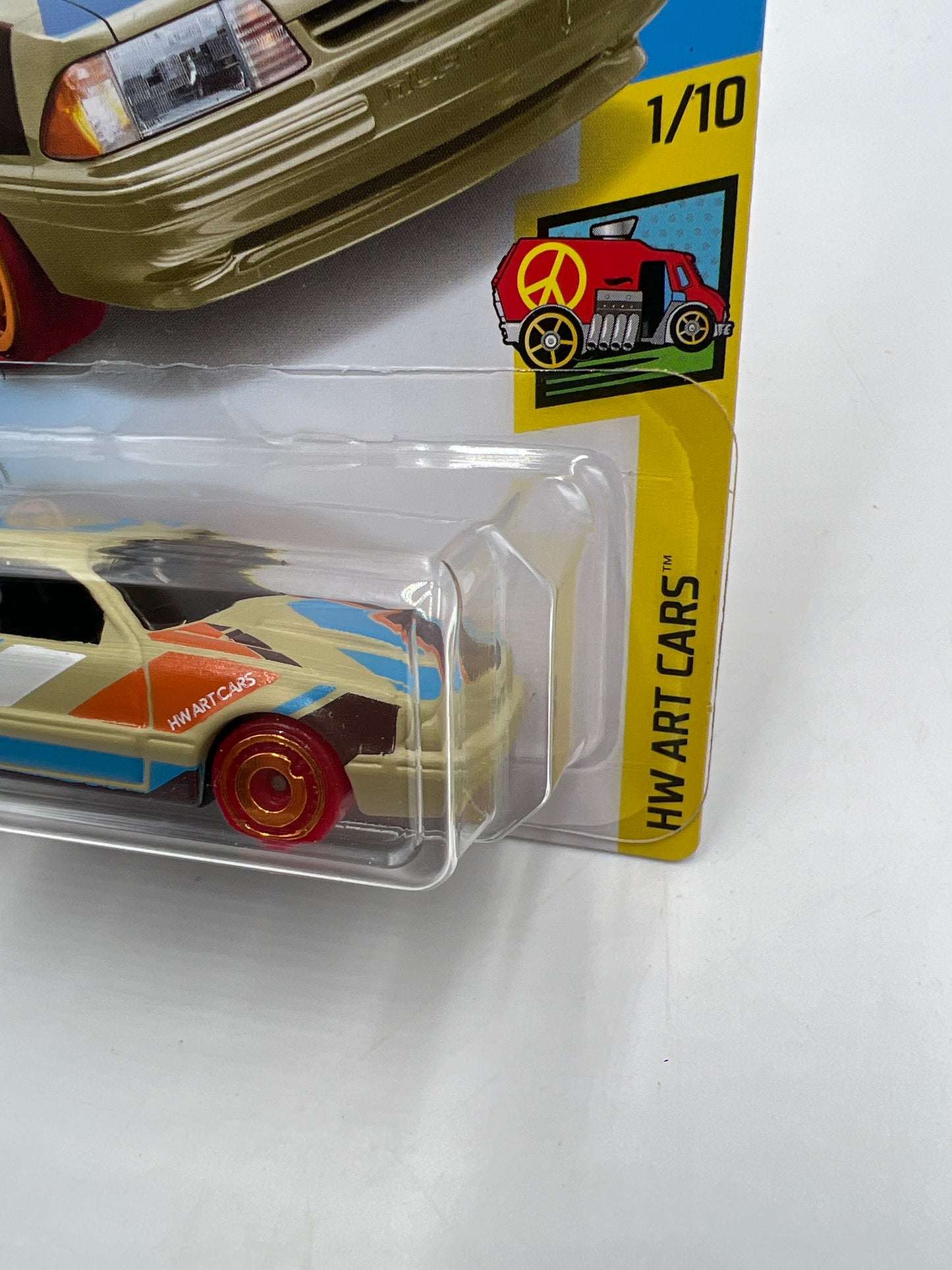 2020 Hot Wheels Art Cars #90 92 Ford Mustang Tan 19F