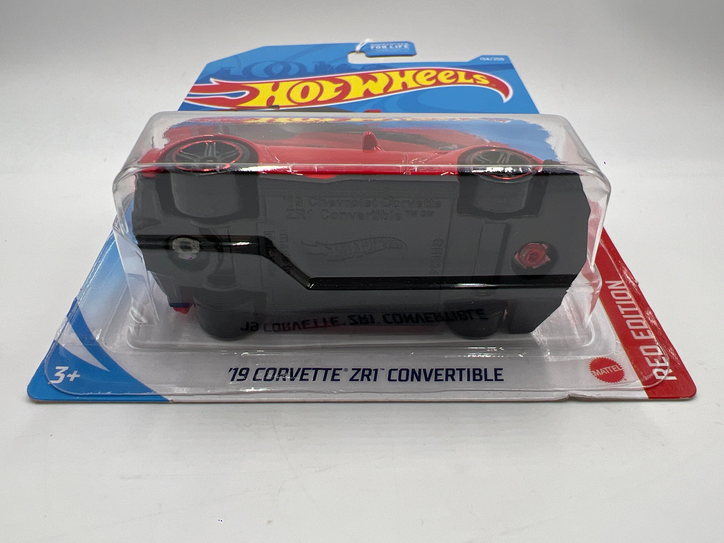 2021 Hot Wheels Target Exclusive Red Edition #134 19 Corvette ZR1 Convertible Red 146C