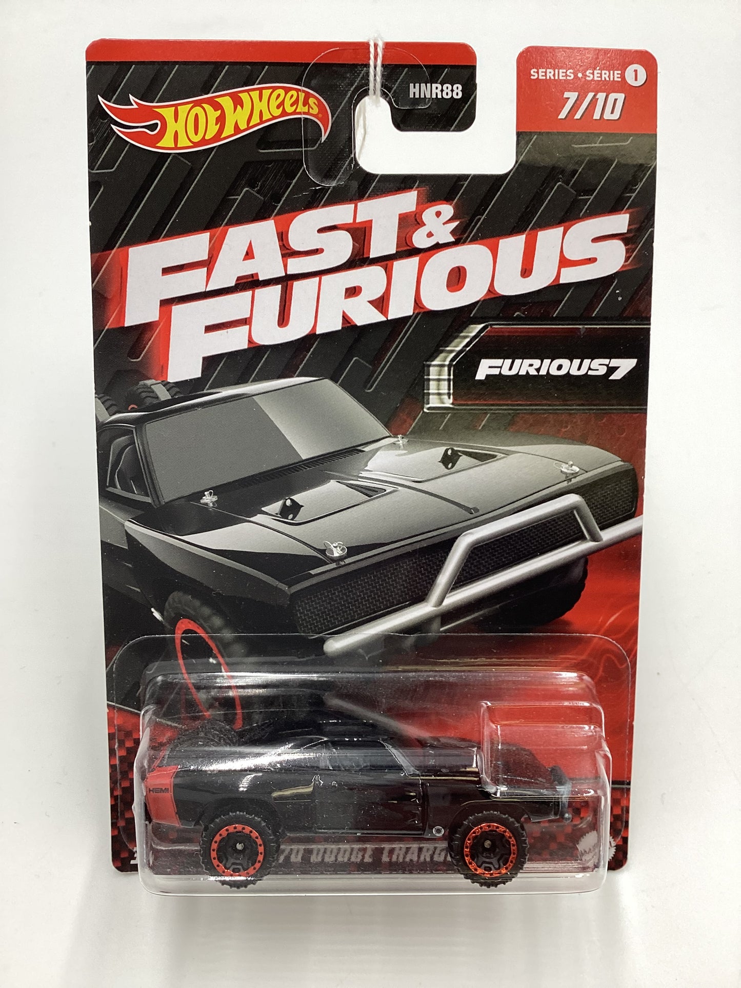 Hot Wheels Fast and Furious Series 1  #7 70 Dodge Charger 73E
