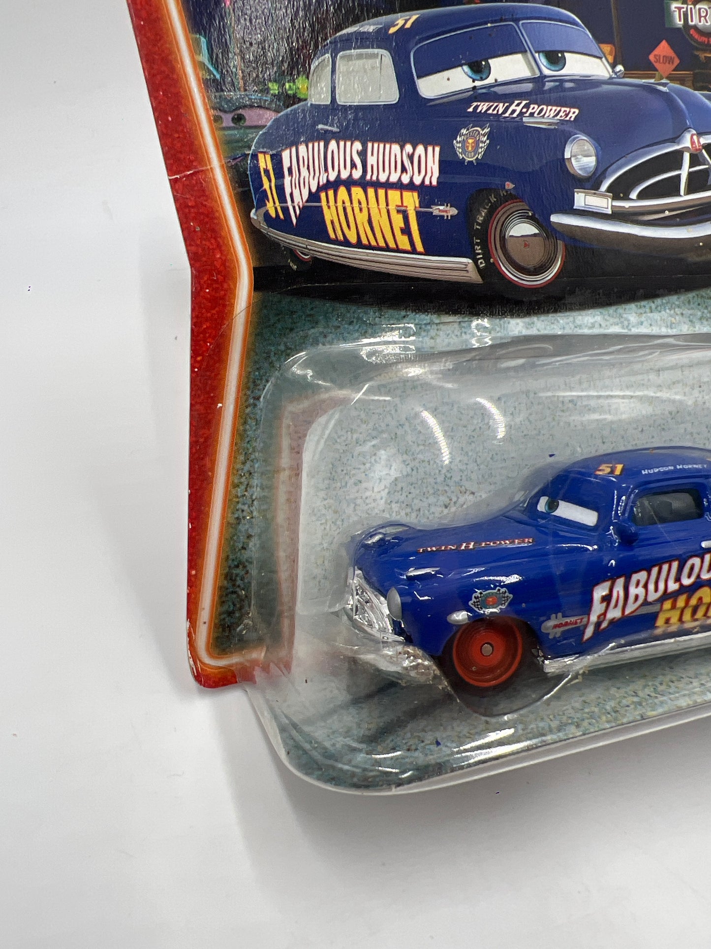Disney Pixar Cars Supercharged Fabulous Hudson Hornet W/Red Wheels 2 140B