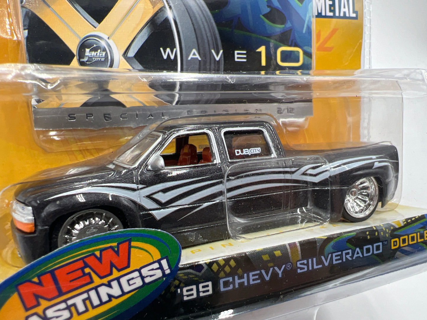 Jada Toys Dub City Special Edition Wave 10 #98 99 Chevy Silverado Dooley Gray