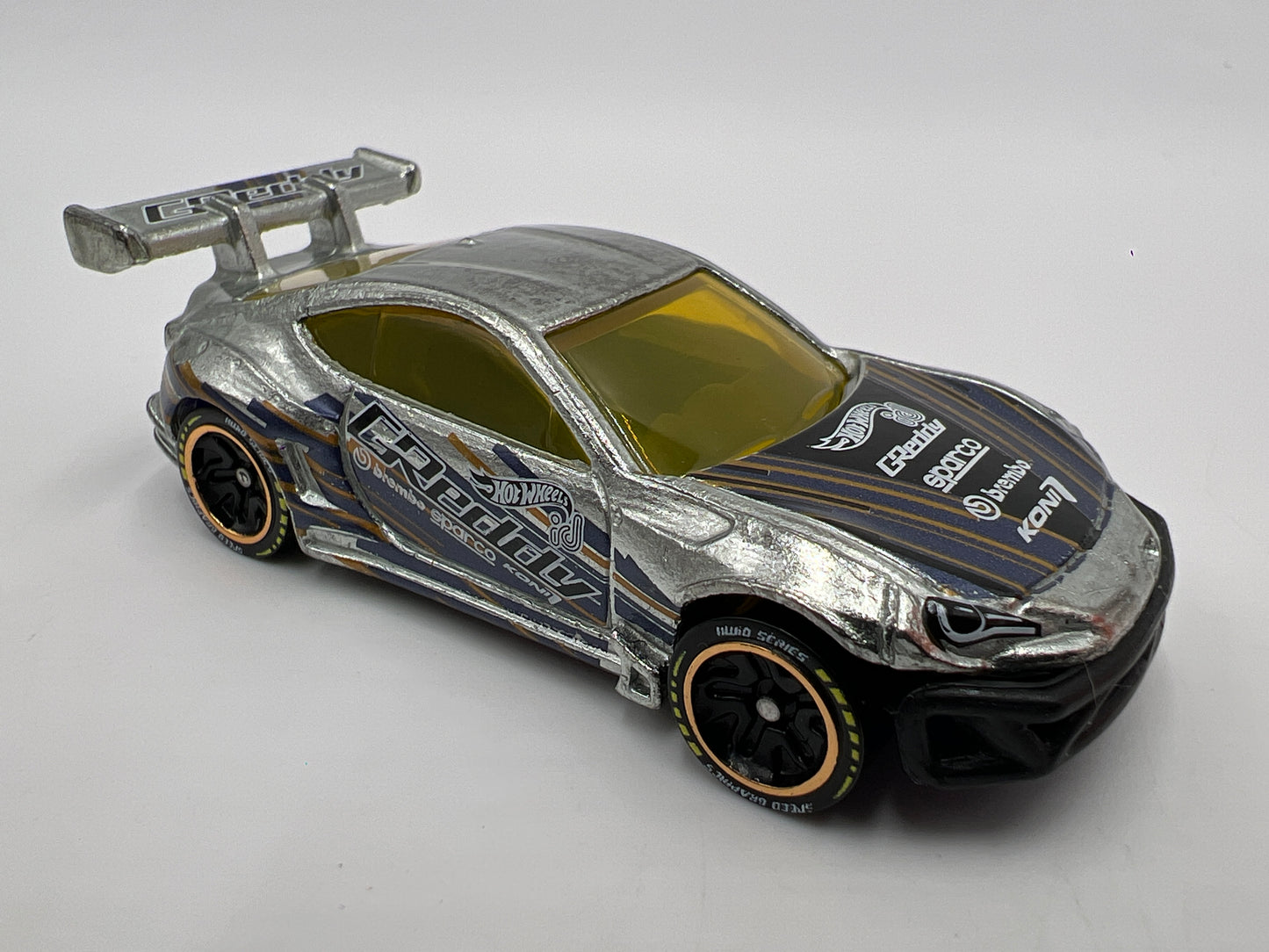 Hot Wheels iD Speed Graphics Series 2 #4 Subaru BRZ Silver GReddy sealed