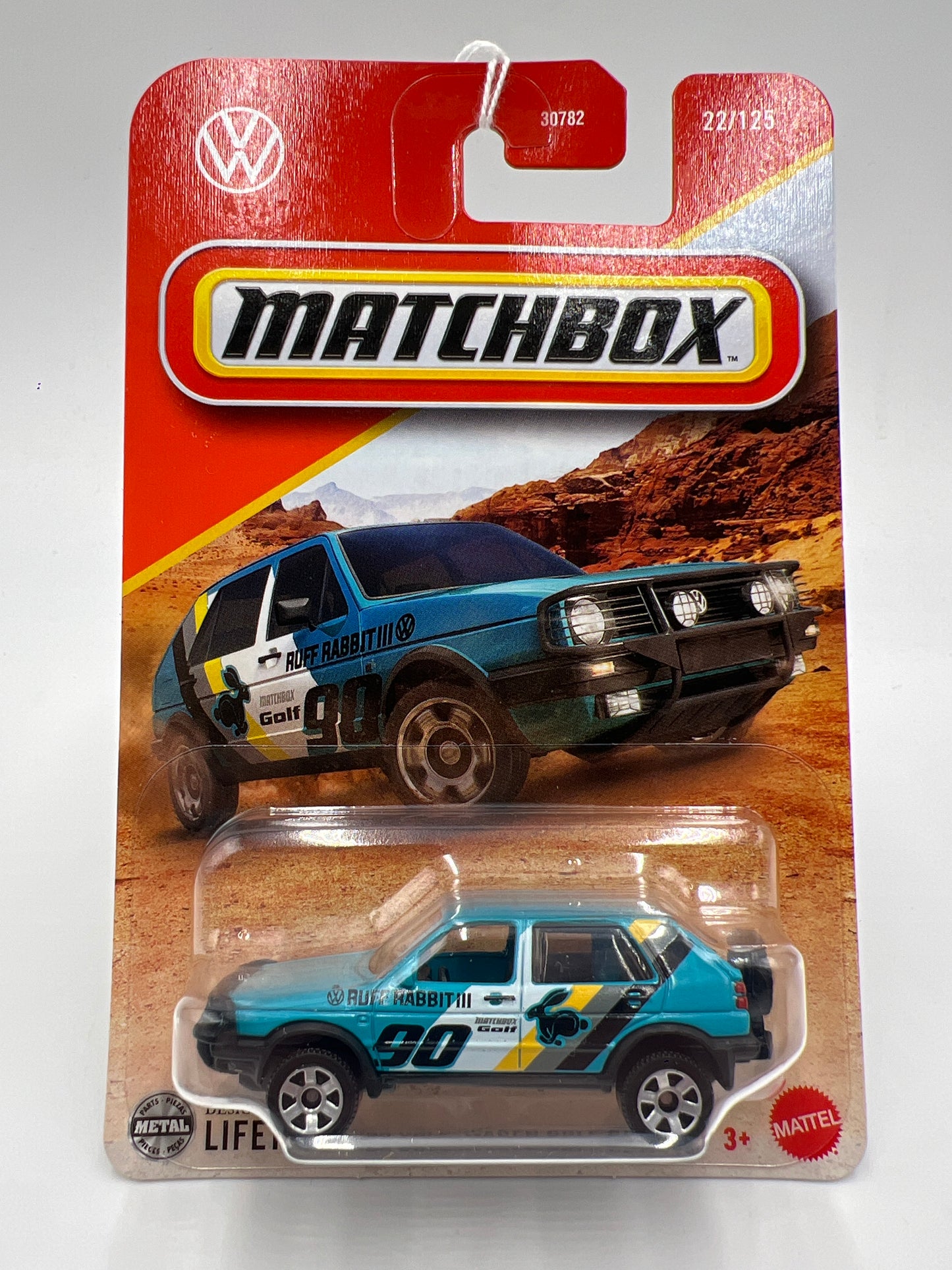 2025 Matchbox #22 90 Volkswagen Golf Country Blue 216B
