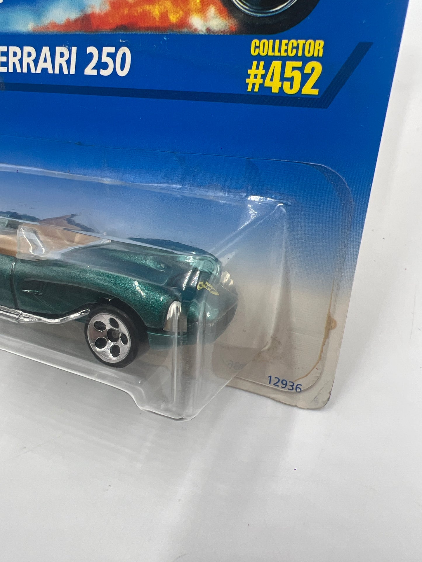 1996 Hot Wheels #452 Ferrari 250 Green 5 Dot Wheels