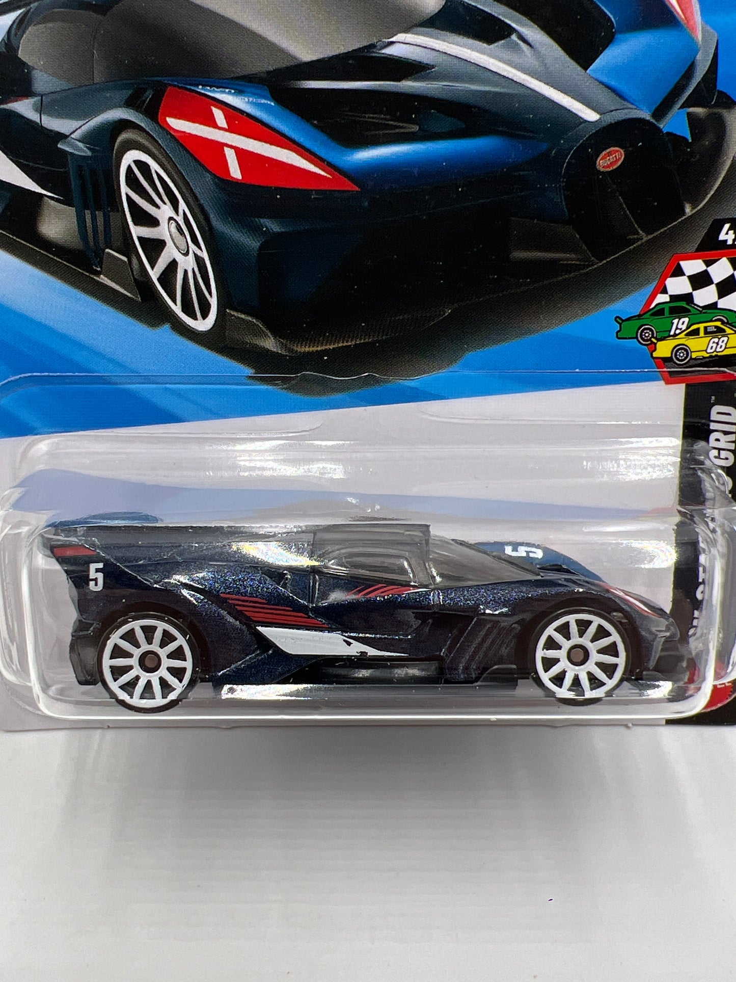 2026 Hot Wheels B Case HW Starting Grid #50 Bugatti Bolide Dark Blue 103i
