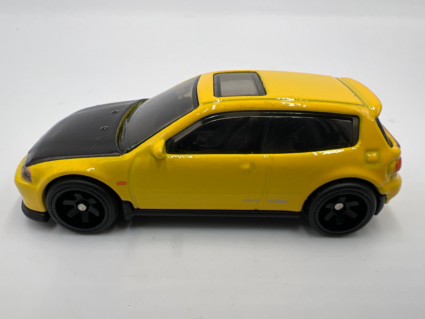 Hot Wheels 1/64 Premium Diorama Set Honda Civic EG Yellow Loose