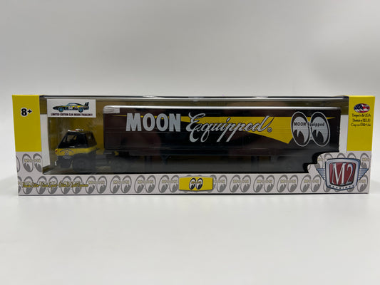 M2 Machines Auto Haulers Walmart Exclusive Mooneyes 1969 Dodge L600 & 1969 Dodge Charger Daytona S30