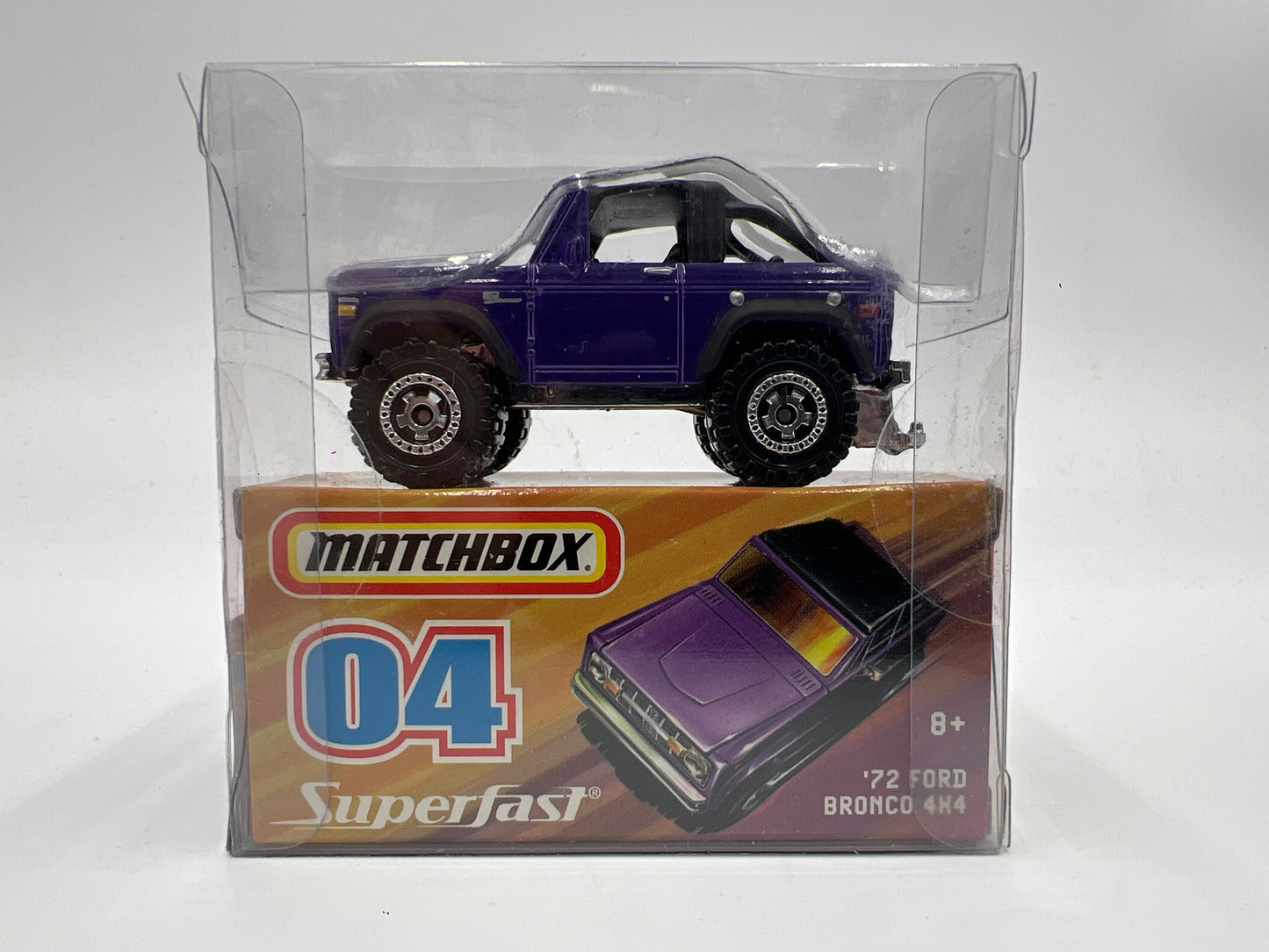 Matchbox Superfast #4 72 Ford Bronco 4x4 Purple