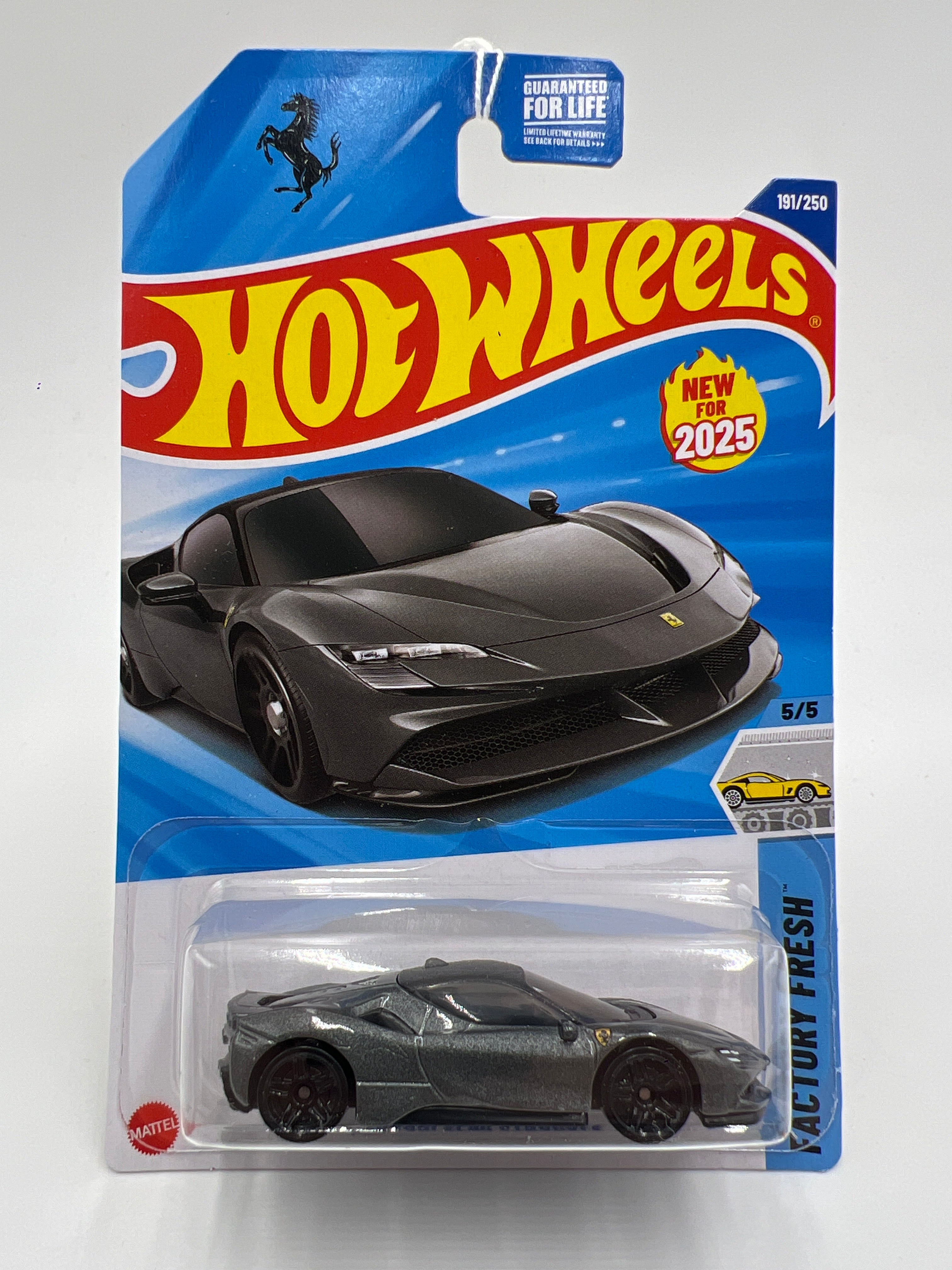 2025 Hot Wheels P Case Factory Fresh #191 Ferrari SF90 Stradale