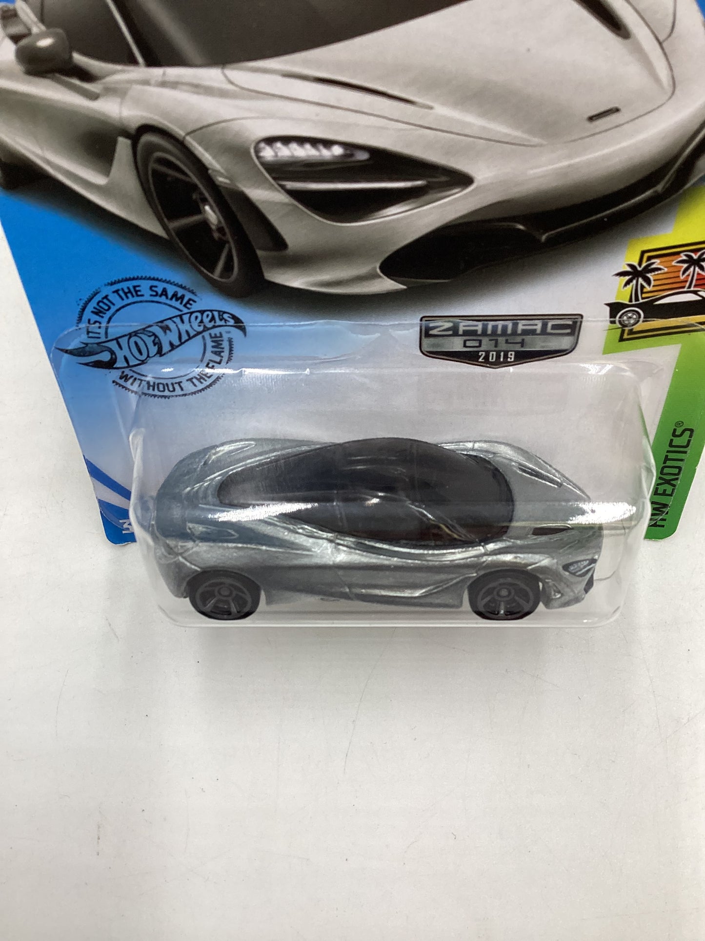 2019 Hot wheels#221  McLaren 720S Zamac #14 147G