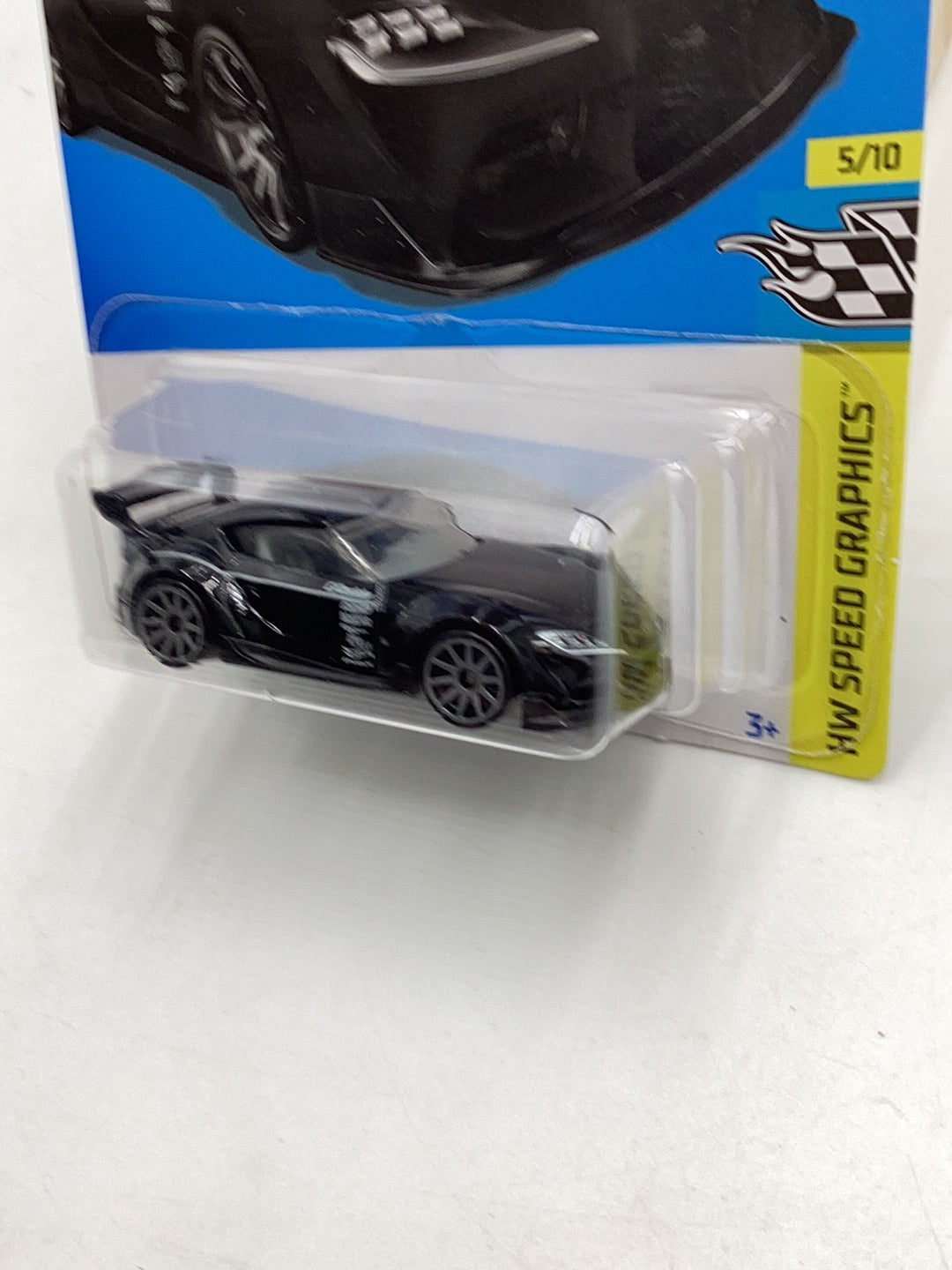 Hot Wheels #160 20 Toyota GR Supra black GameStop exclusive with protector