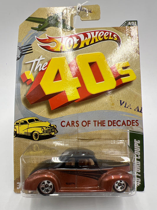 Hot Wheels Cars of the Decades The 40s #8 40 Ford Coupe 163D