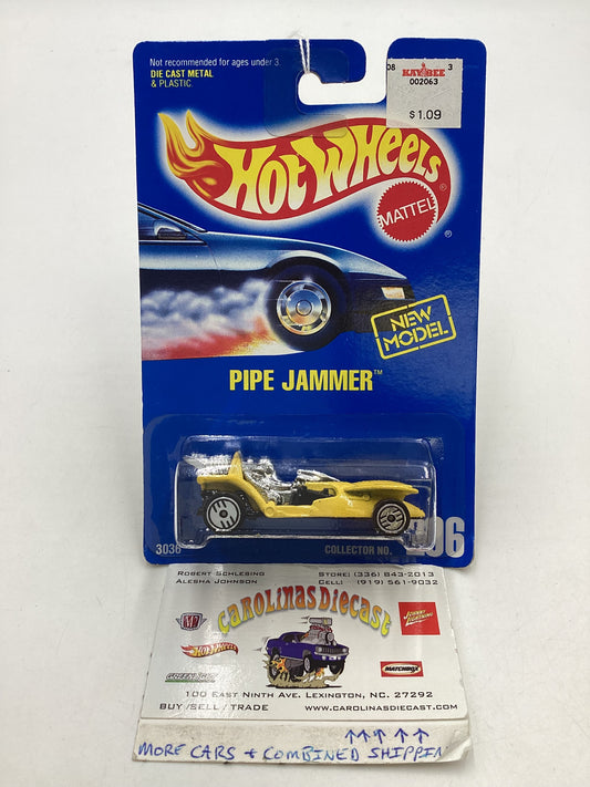 Hot Wheels Blue Card Collector No. 206 Pipe Jammer UH Chrome Wheels 238H