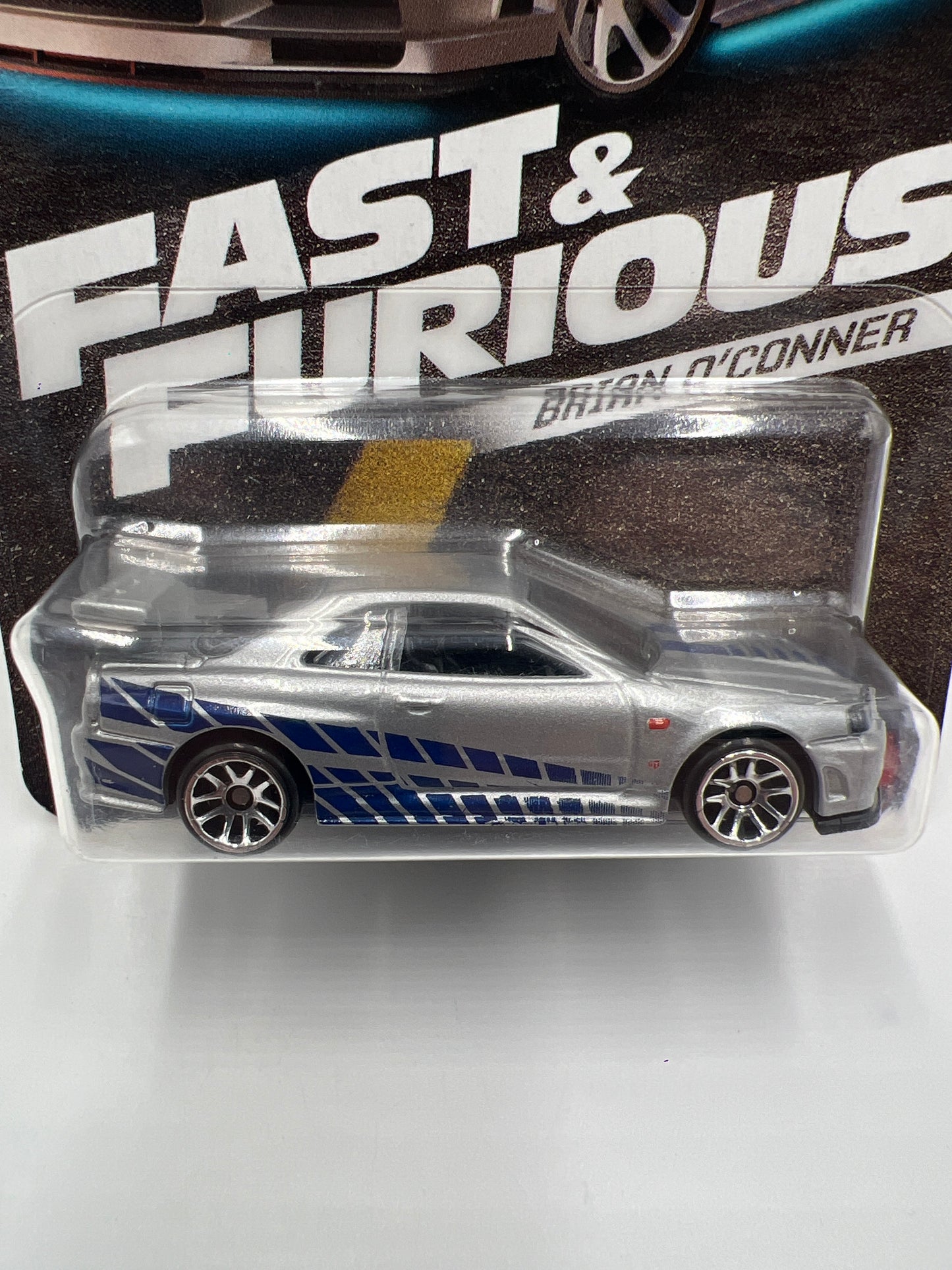 Hot Wheels Silver Series Fast & Furious Brian O’Conner #3 Nissan Skyline GT-R BNR34 Silver W/Protector