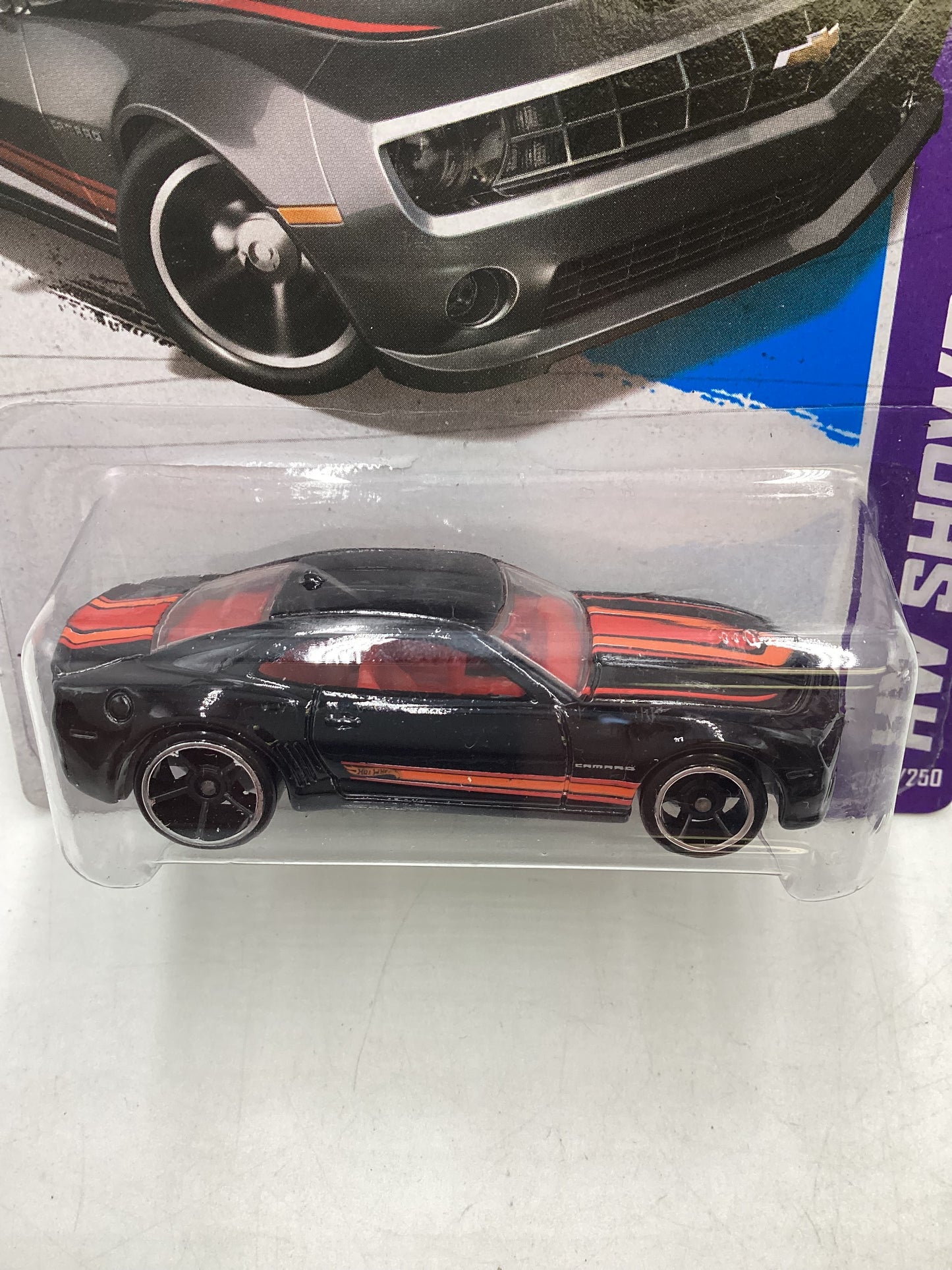 2013 Hot Wheels #226 10 Camaro SS Black 3B