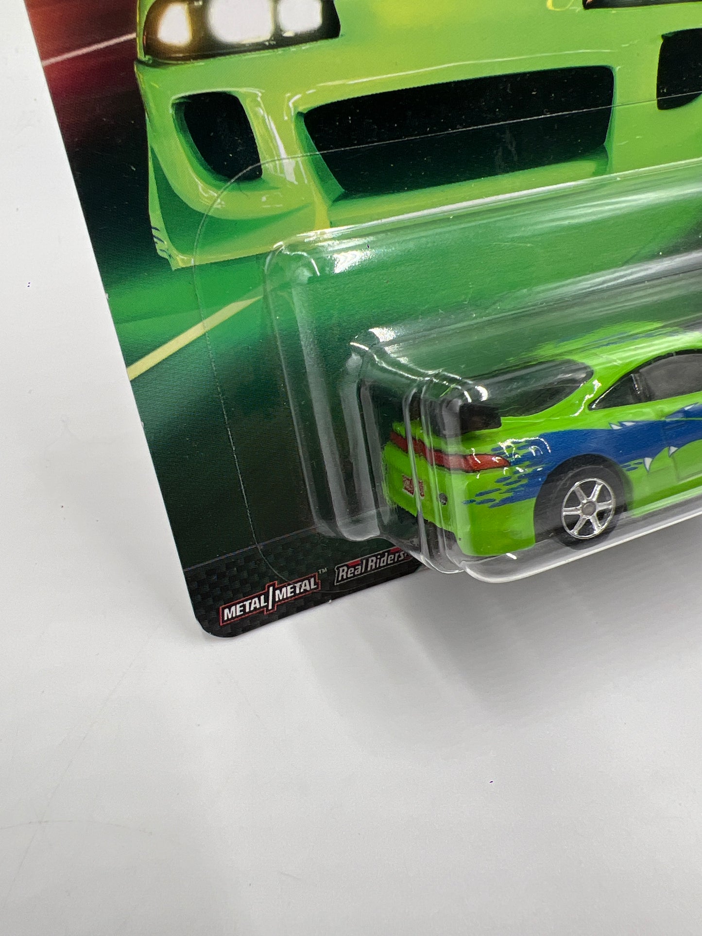 Hot Wheels Fast & Furious Original Fast #2 95 Mitsubishi Eclipse Green W/Protector