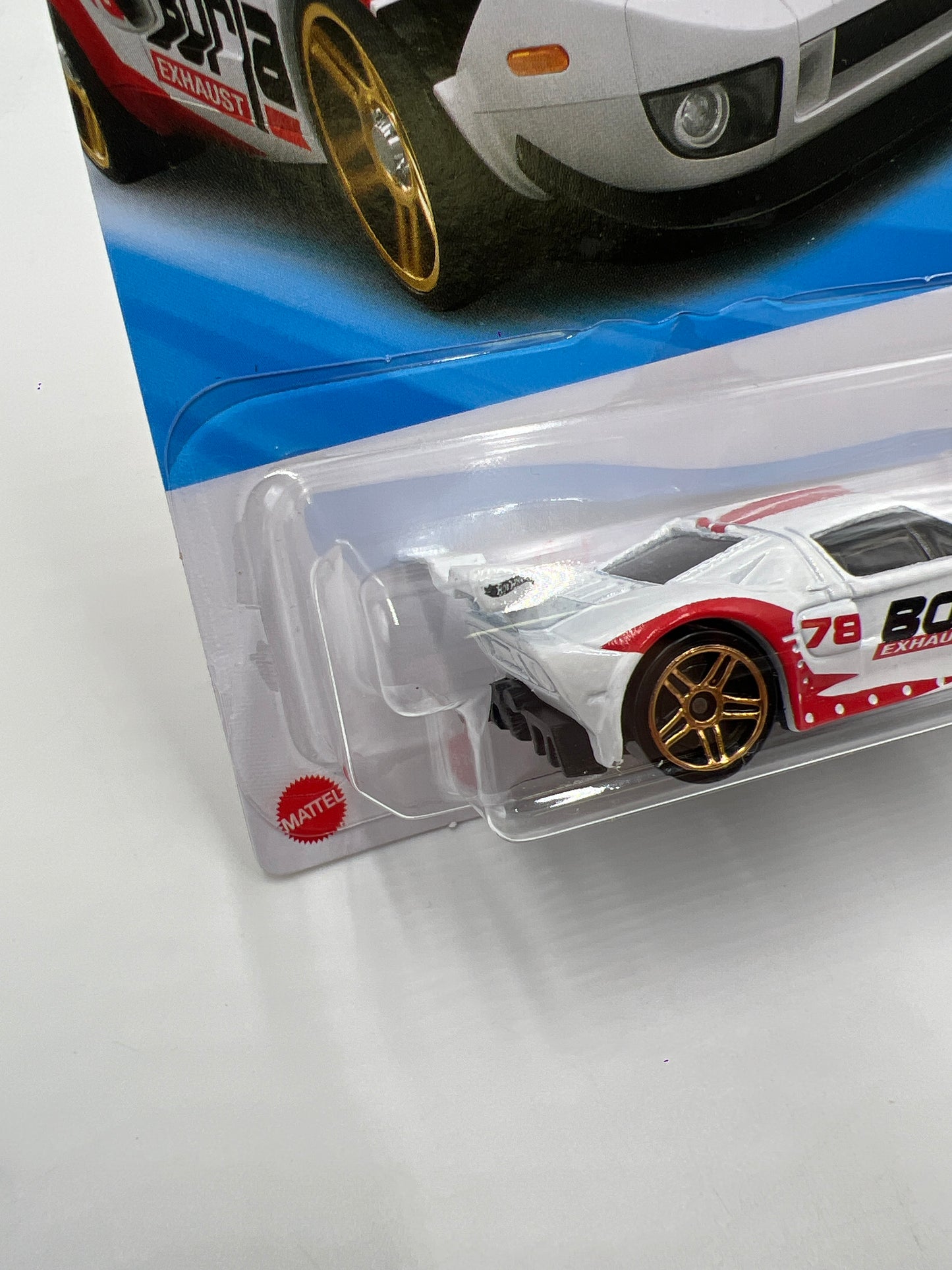 2025 Hot Wheels H Case Modified #159 Borla Ford GT White 23D