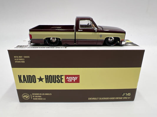Mini GT x Kaido House #145 Chevrolet Silverado Kaido Vintage Spec V1