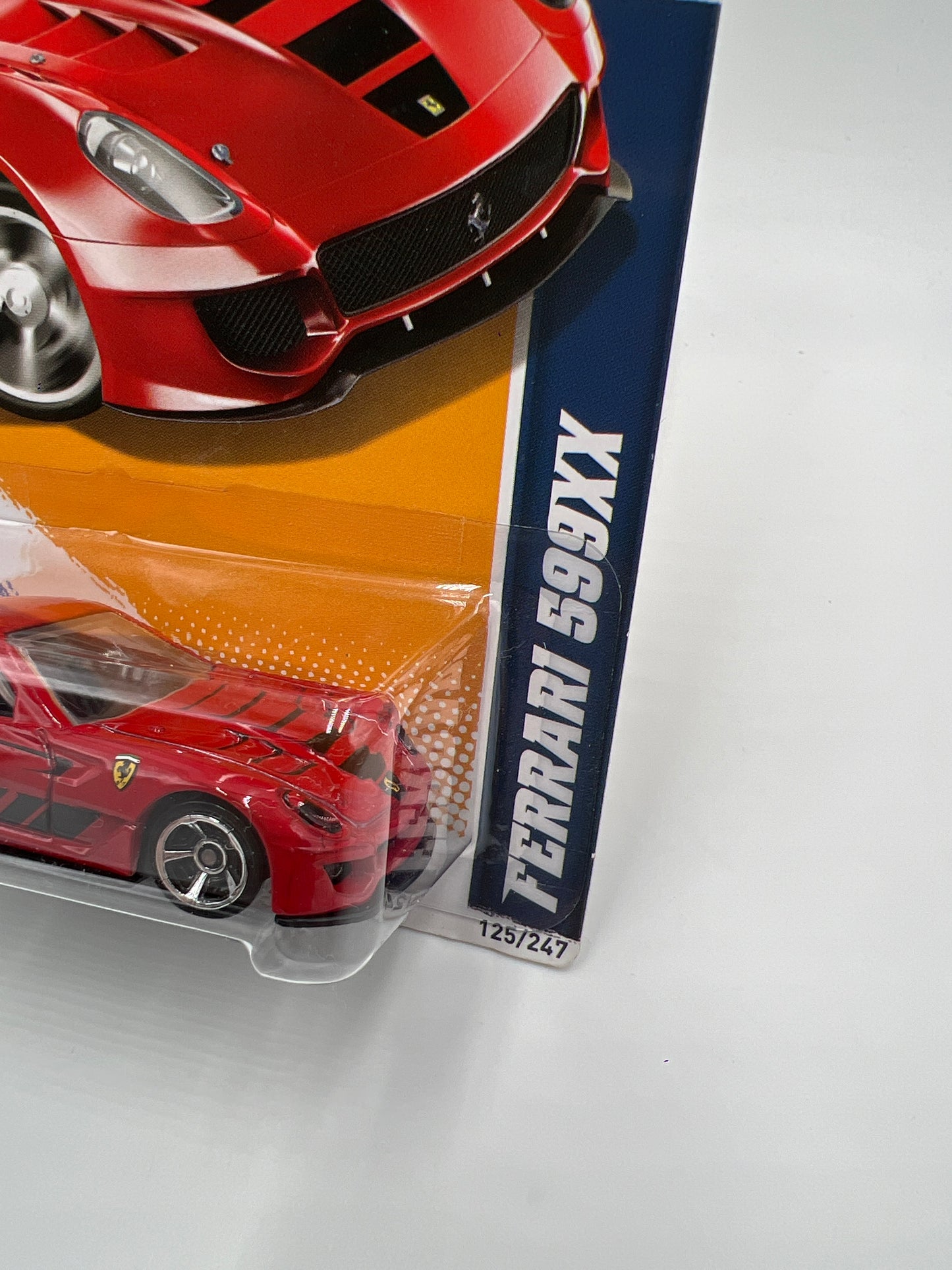 2012 Hot Wheels All Stars #125 Ferrari 599XX Red W/Protector 2