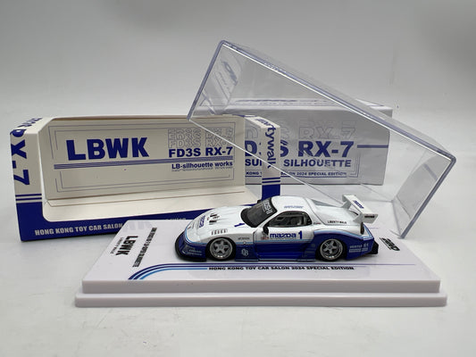2024 Inno64 1/64 Hong Kong Toy Car Salon Special Edition Mazda FD3S RX-7 LB-Super Silhouette