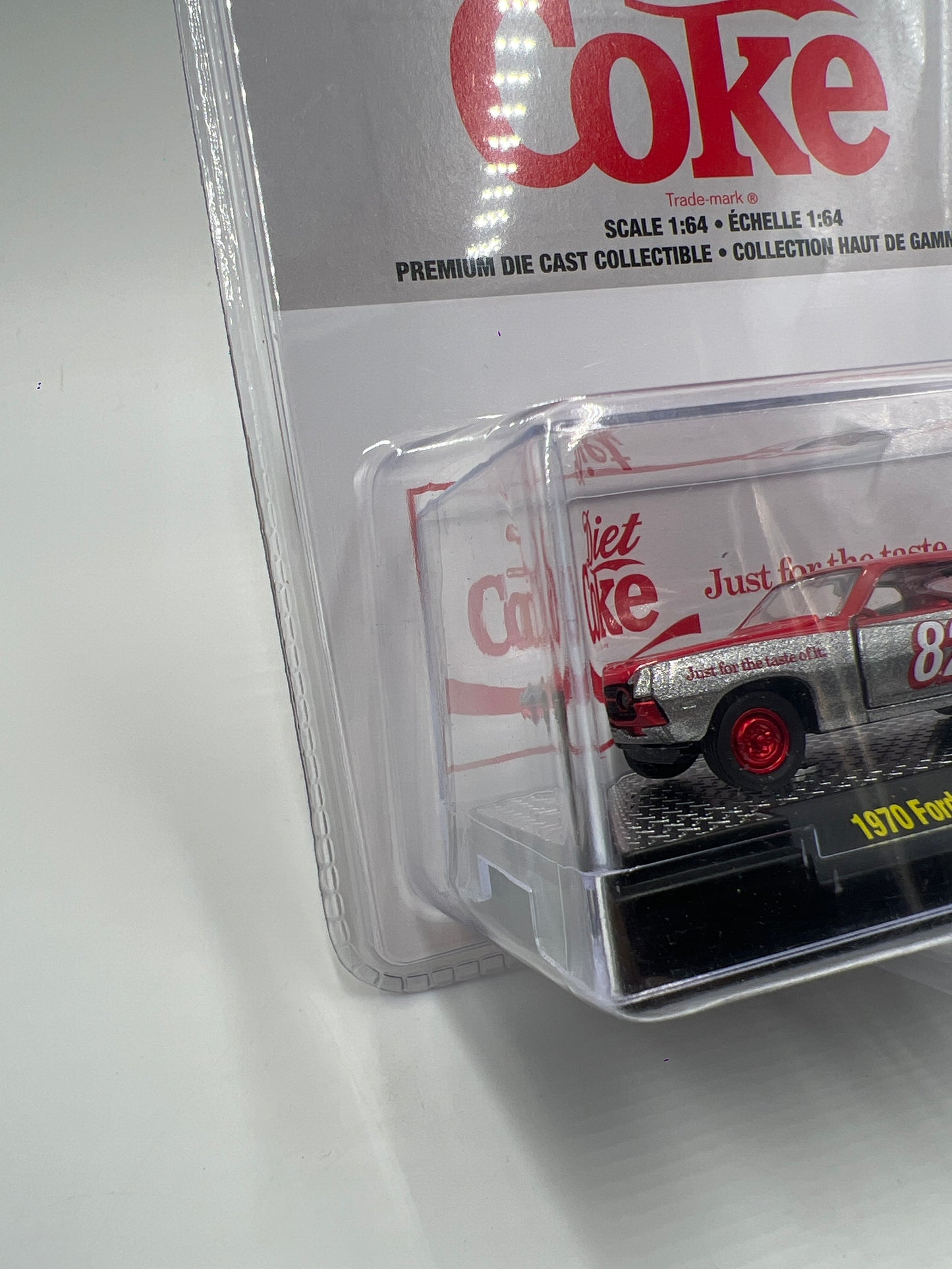 M2 Machines Coca Cola Diet Coke CHASE 1970 Ford Torino Cobra Silver/Red A12