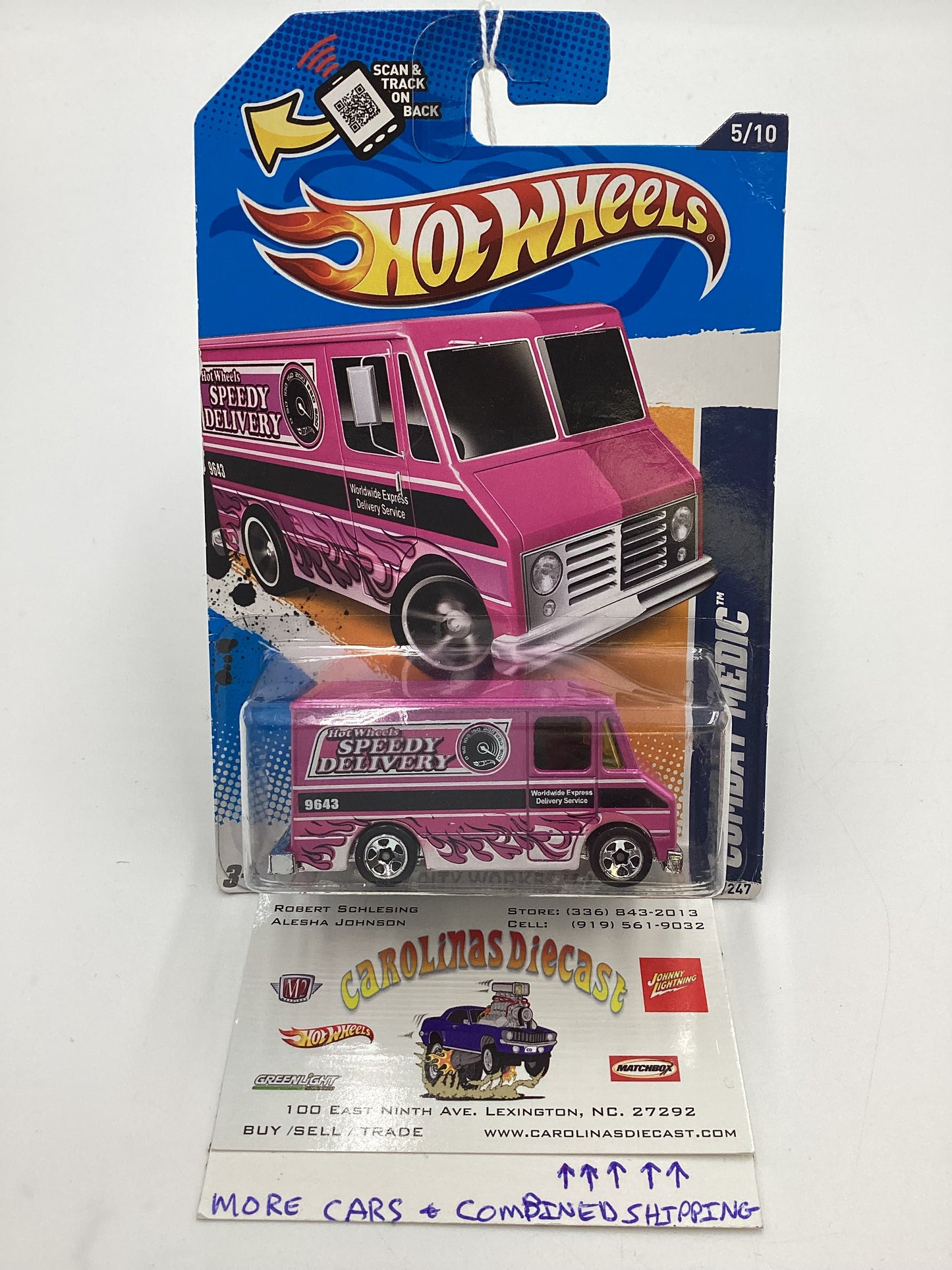 2012 Hot Wheels #135 Combat Medic Pink Walmart Exclusive 239A