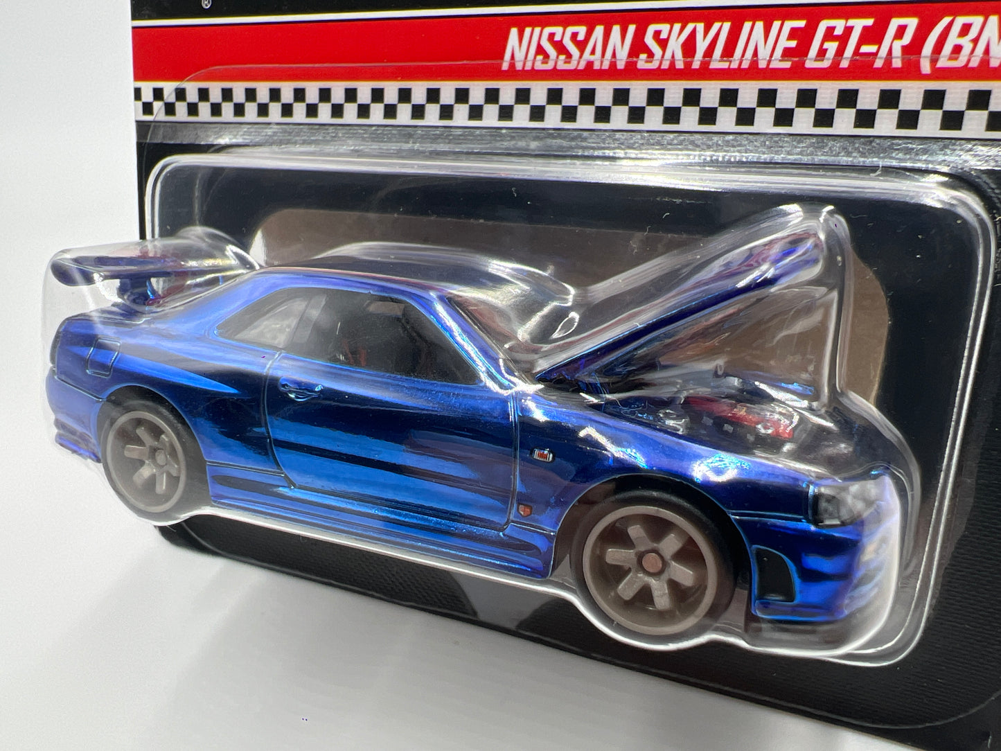 Hot Wheels RLC Nissan Skyline GT-R BNR34 Blue #8483/12500 W/Protector