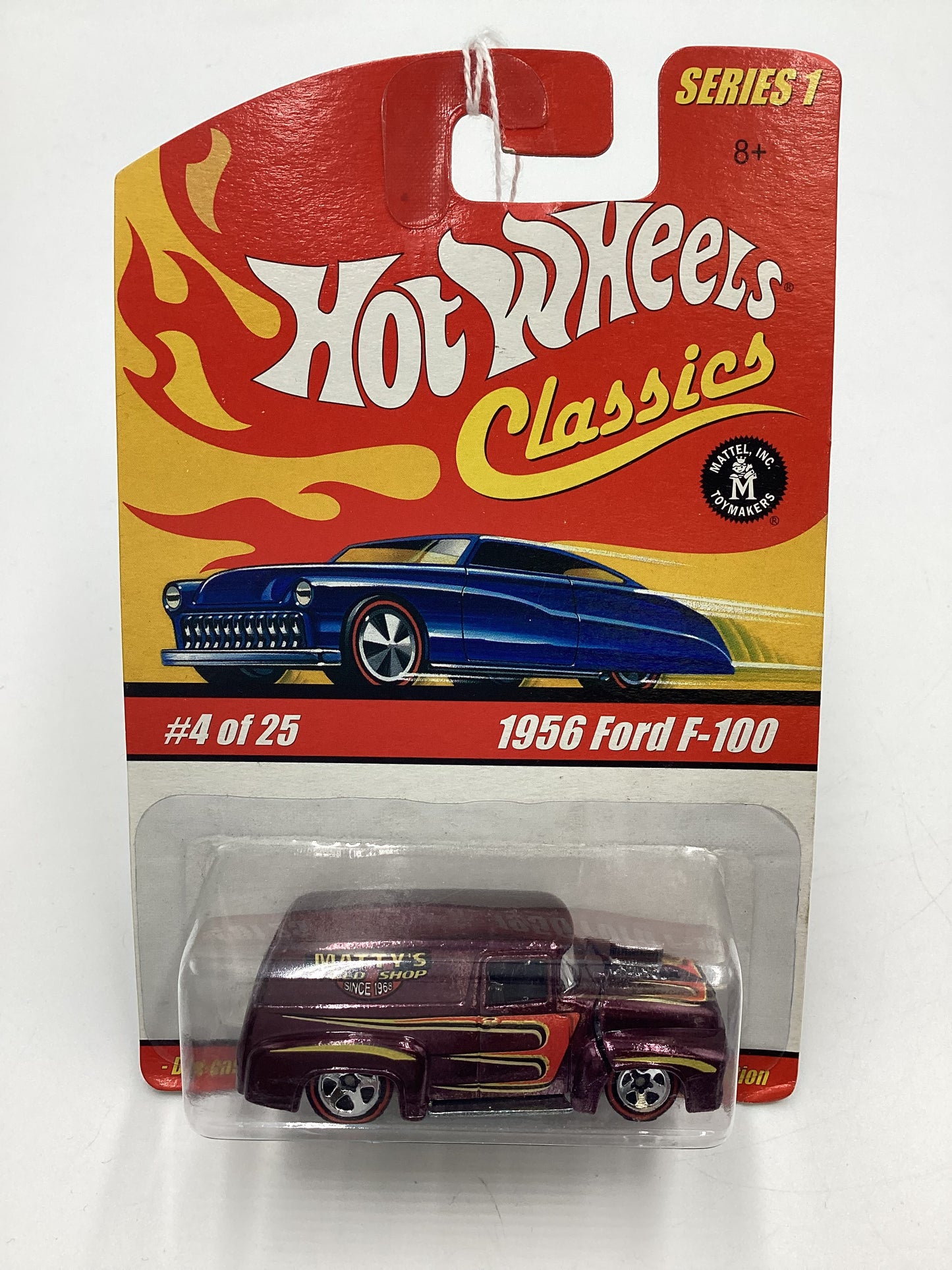 Hot Wheels Classics Series 1 #4 1956 Ford F-100 Purple