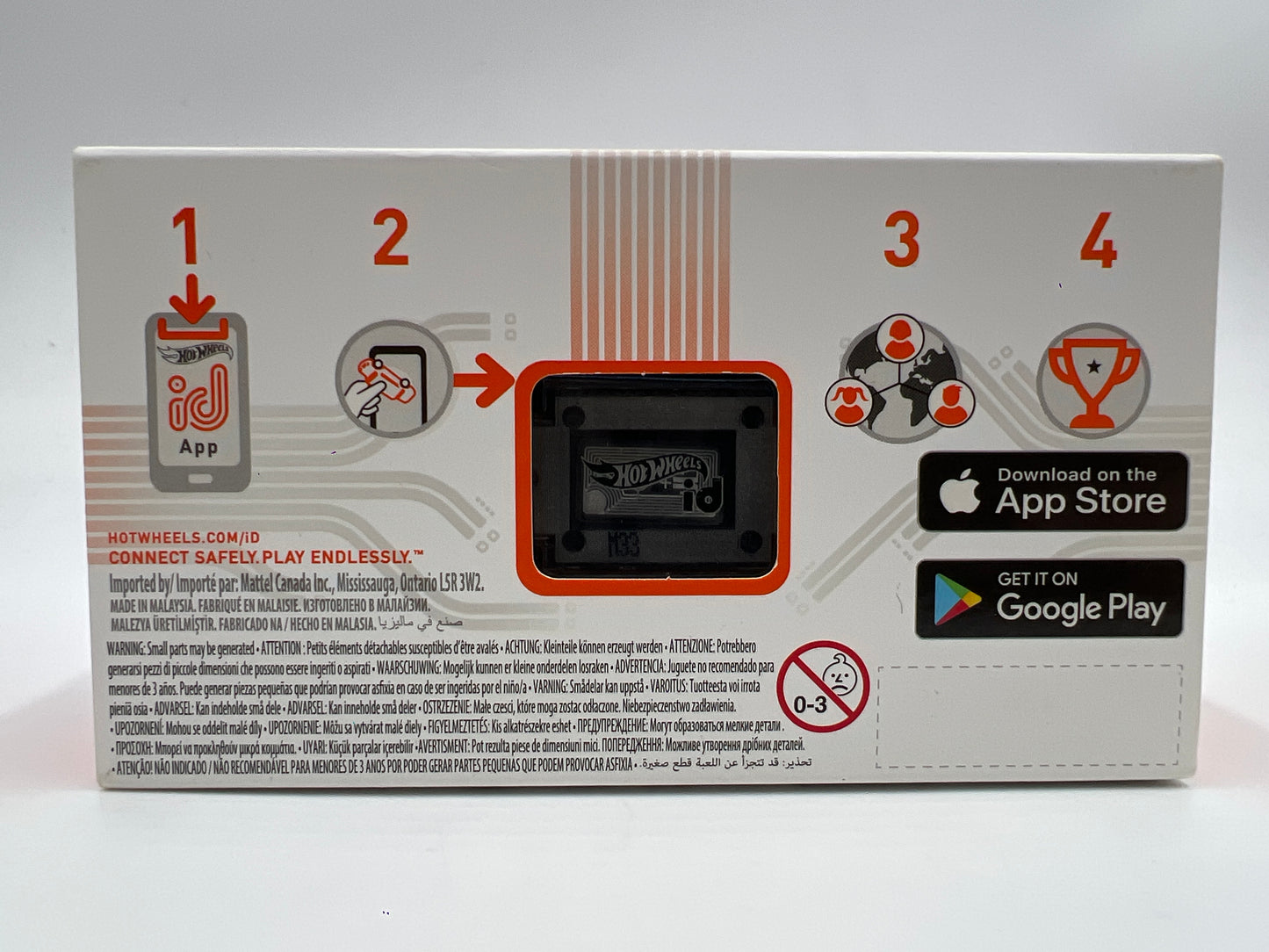 Hot Wheels iD Metro Series 1 #4 15 Dodge Charger SRT Blue Sealed