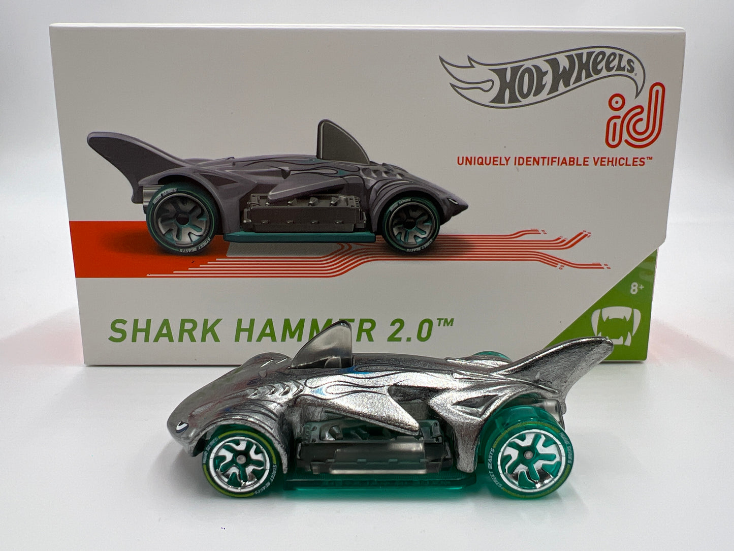 Hot Wheels iD Street Beasts Series 1 #4 Shark Hammer 2.0  Opened