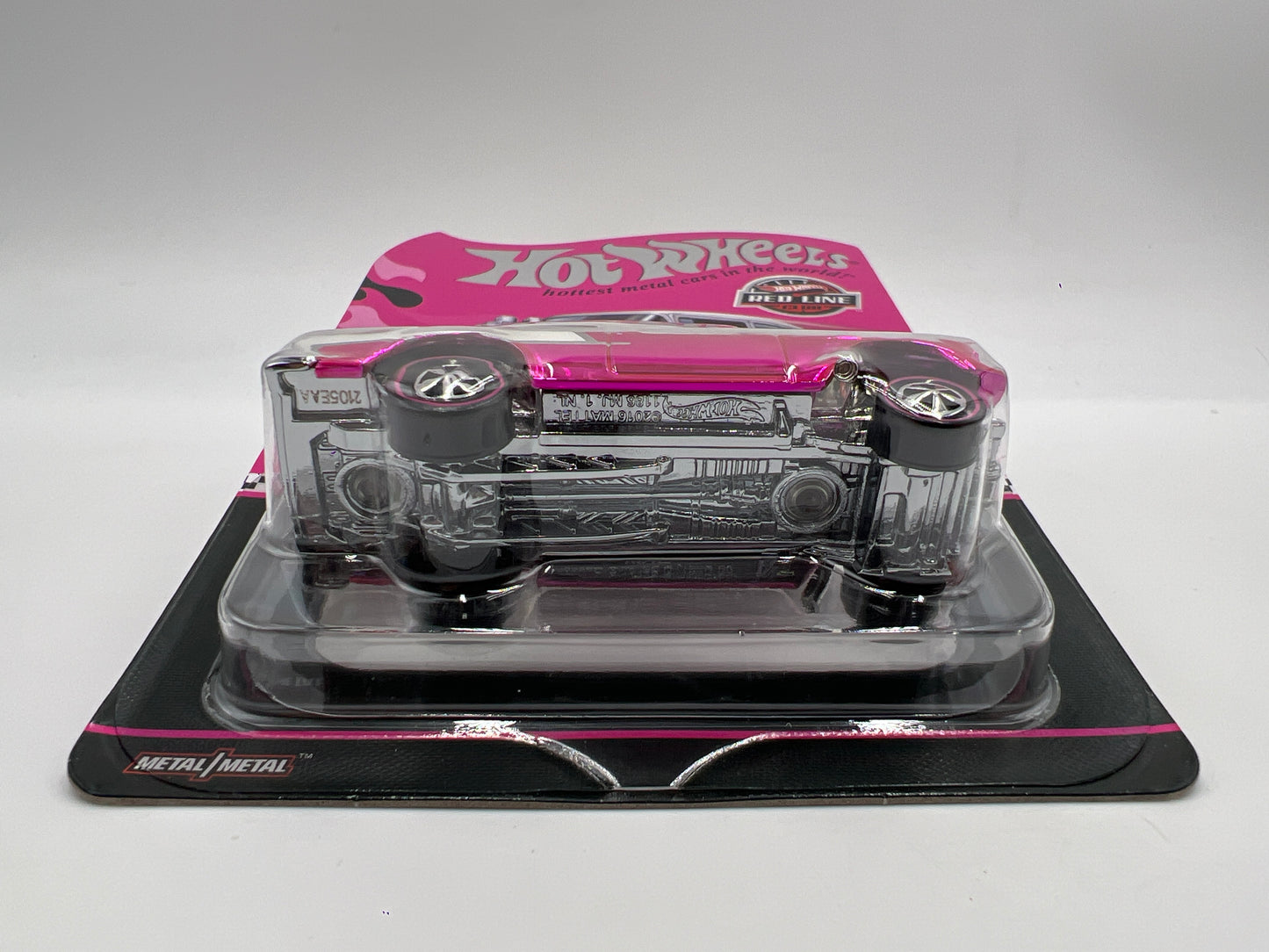 2025 Hot Wheels RLC Club Exclusive 55 Chevy Bel Air Gasser Pink W/Protector
